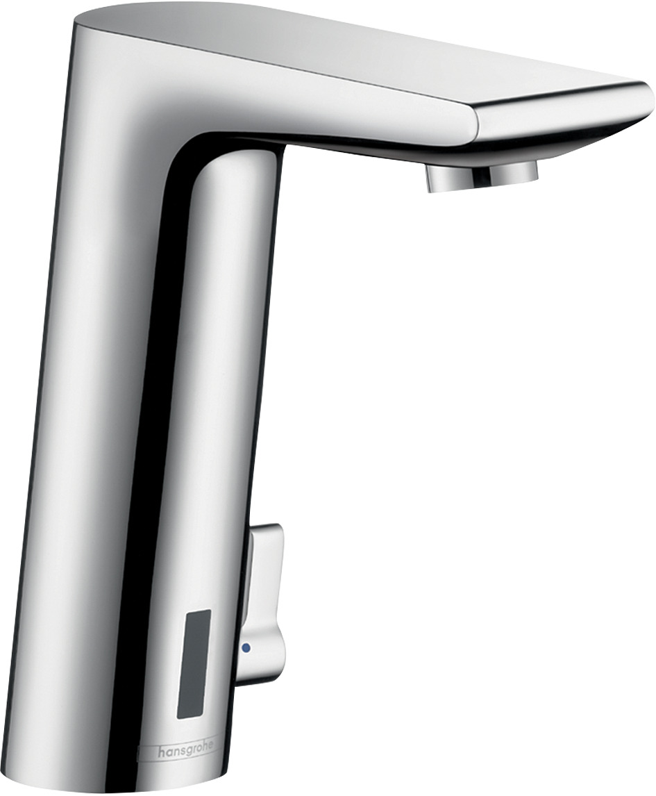 Hansgrohe Metris S elektronische wastafelmengkraan met temperatuurgreep en batterij, chroom