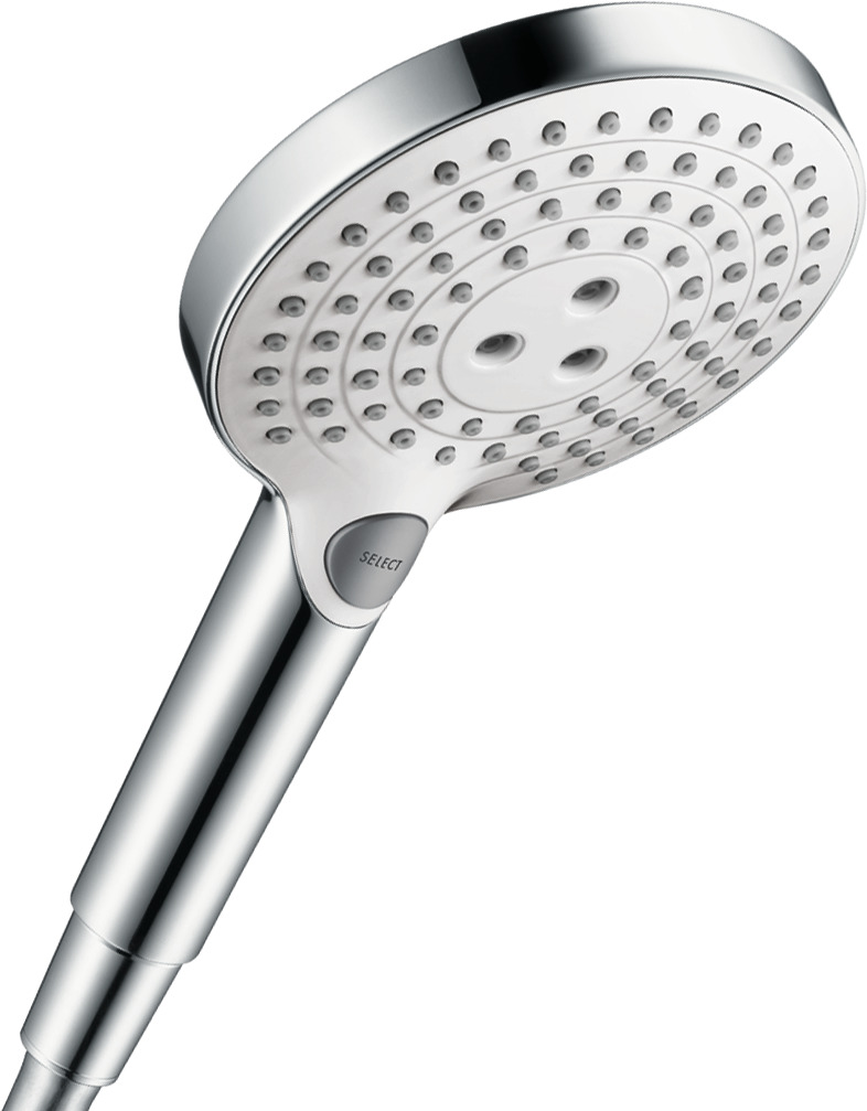 Hansgrohe Raindance Select S handdouche 120 3jet EcoSmart, wit/chroom