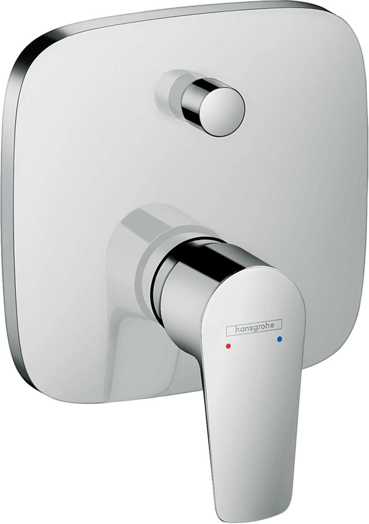 Hansgrohe Talis E ééngreeps badmengkraan afbouwdeel met zekerheidscombinatie, chroom