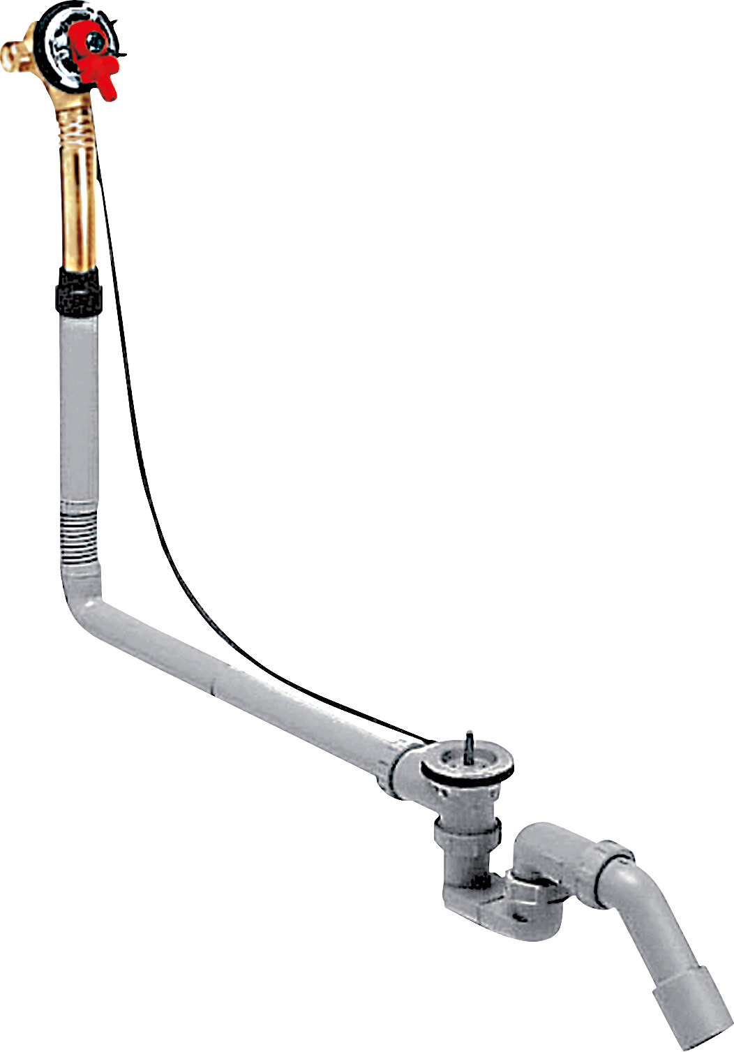 Hansgrohe Exafill inbouwdeel E voor grote baden