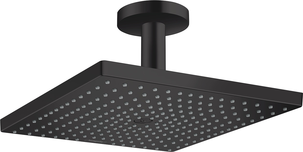 Hansgrohe Raindance E hoofddouche 300 1jet EcoSmart met plafondaansluiting, mat zwart