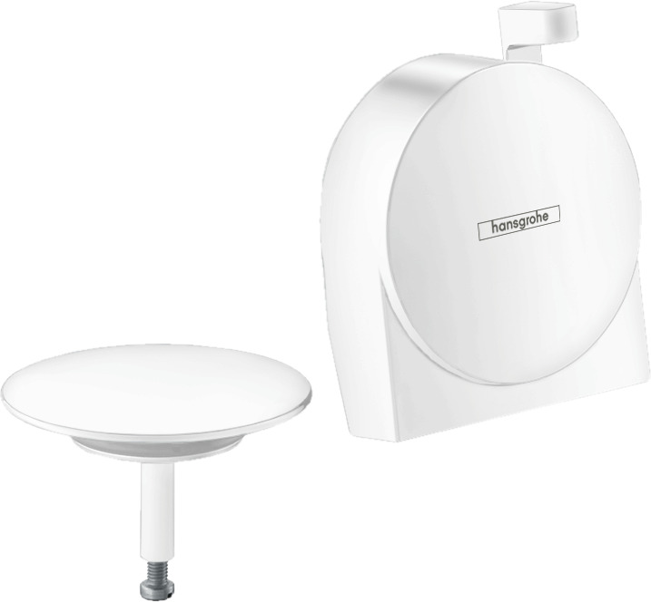 Hansgrohe Exafill S afbouwdeel S badvul-, overloop- en afvoergarnituur, mat wit