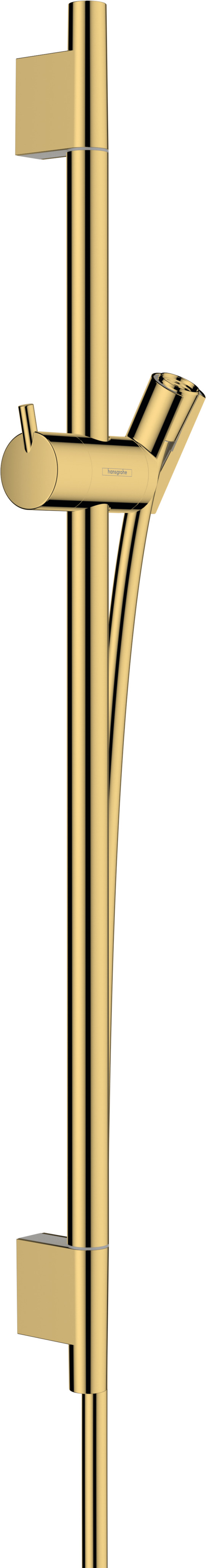 Hansgrohe Unica glijstang S puro 65 cm met doucheslang, Polished Gold Optic