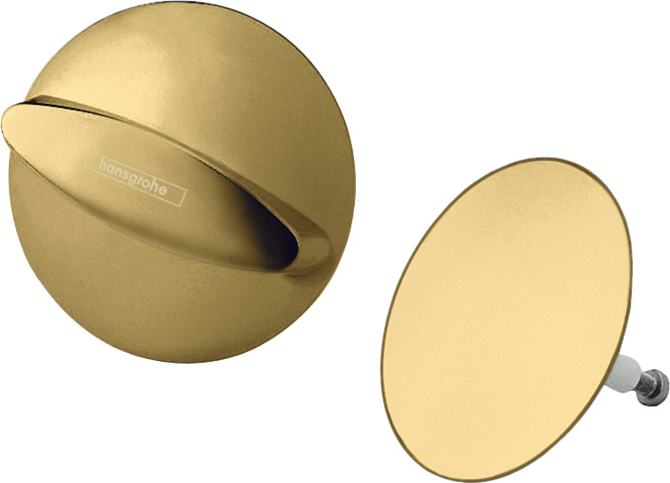 Hansgrohe Flexaplus afbouwdeel E afvoer- en overloopgarnituur, Polished Gold Optic
