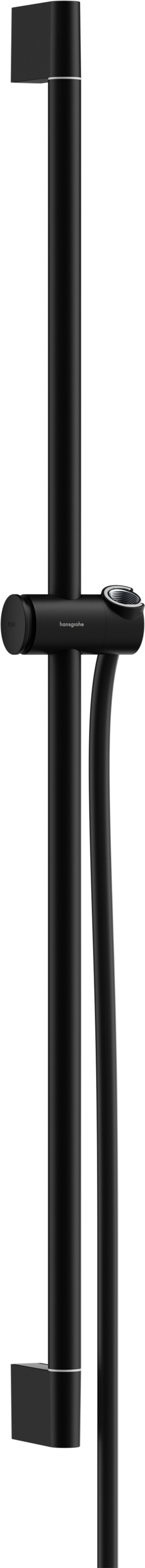 Hansgrohe Unica glijstang Pulsify S 90 cm met push-schuifstuk en doucheslang, mat zwart