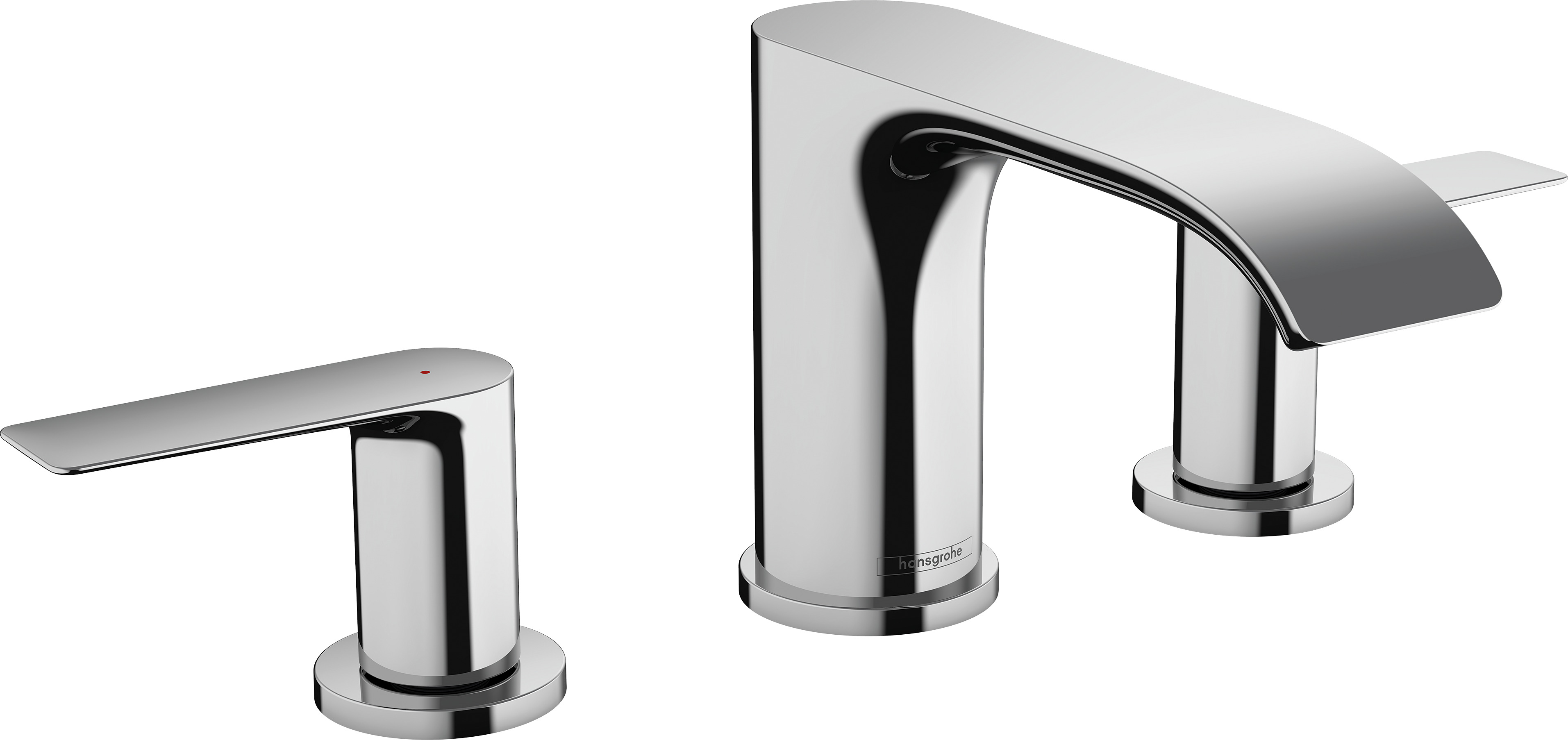 Hansgrohe Vivenis 3-gats wastafelmengkraan 90 met PopUp trekwaste, chroom
