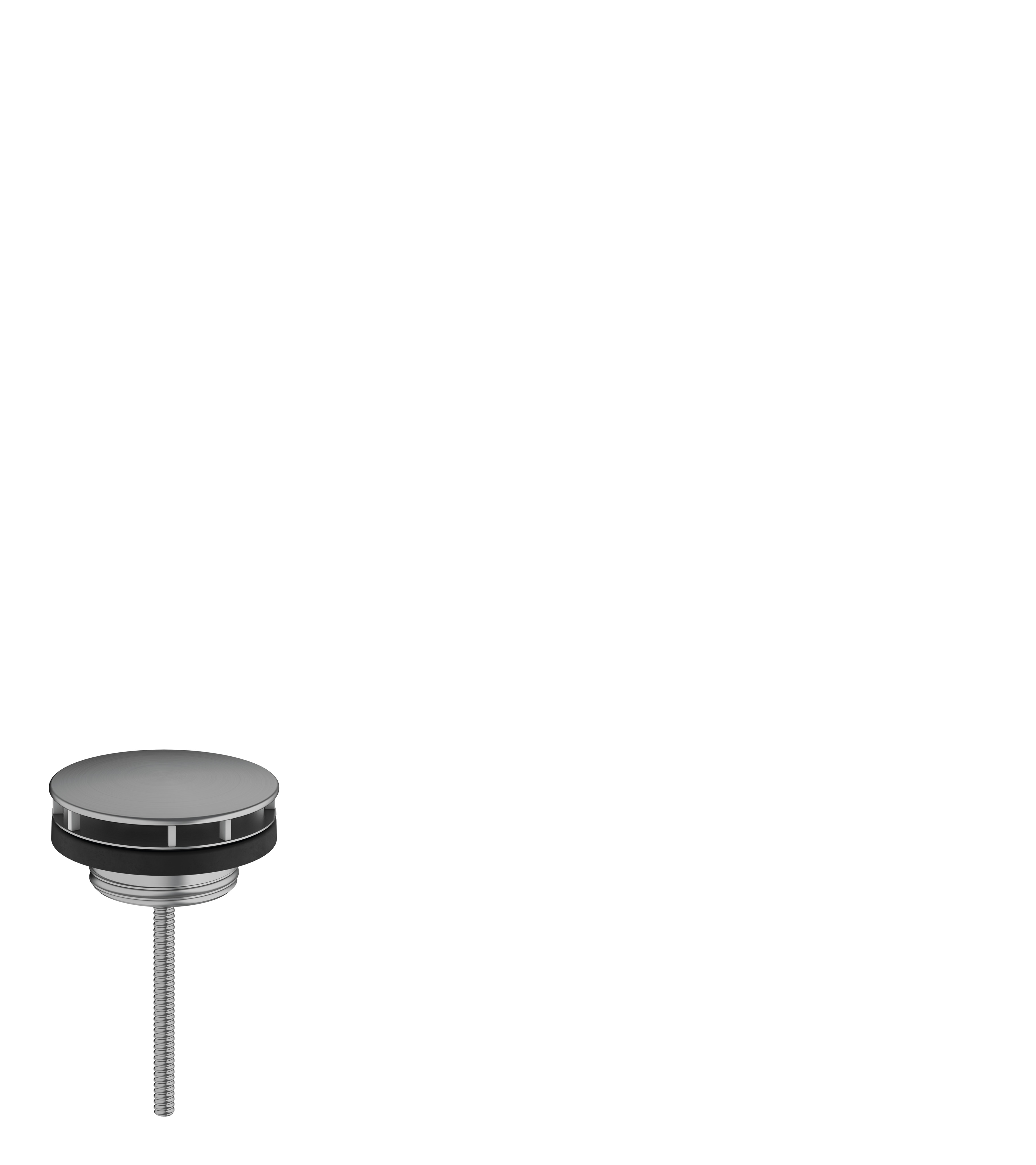 Hansgrohe afvoergarnituur niet afsluitbaar, voor wastafels, Brushed Black Chrome