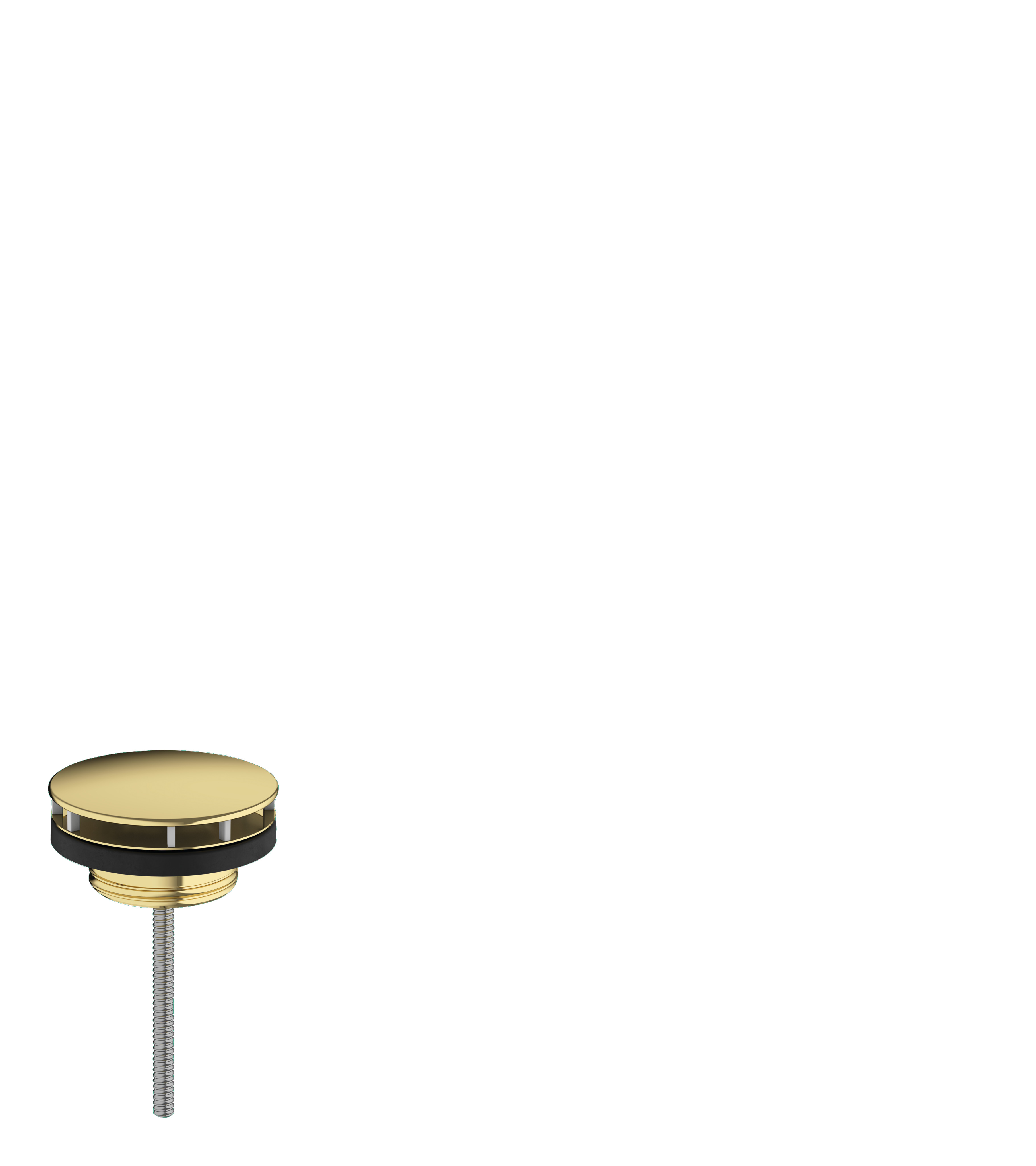 Hansgrohe afvoergarnituur niet afsluitbaar, voor wastafels, Polished Gold Optic