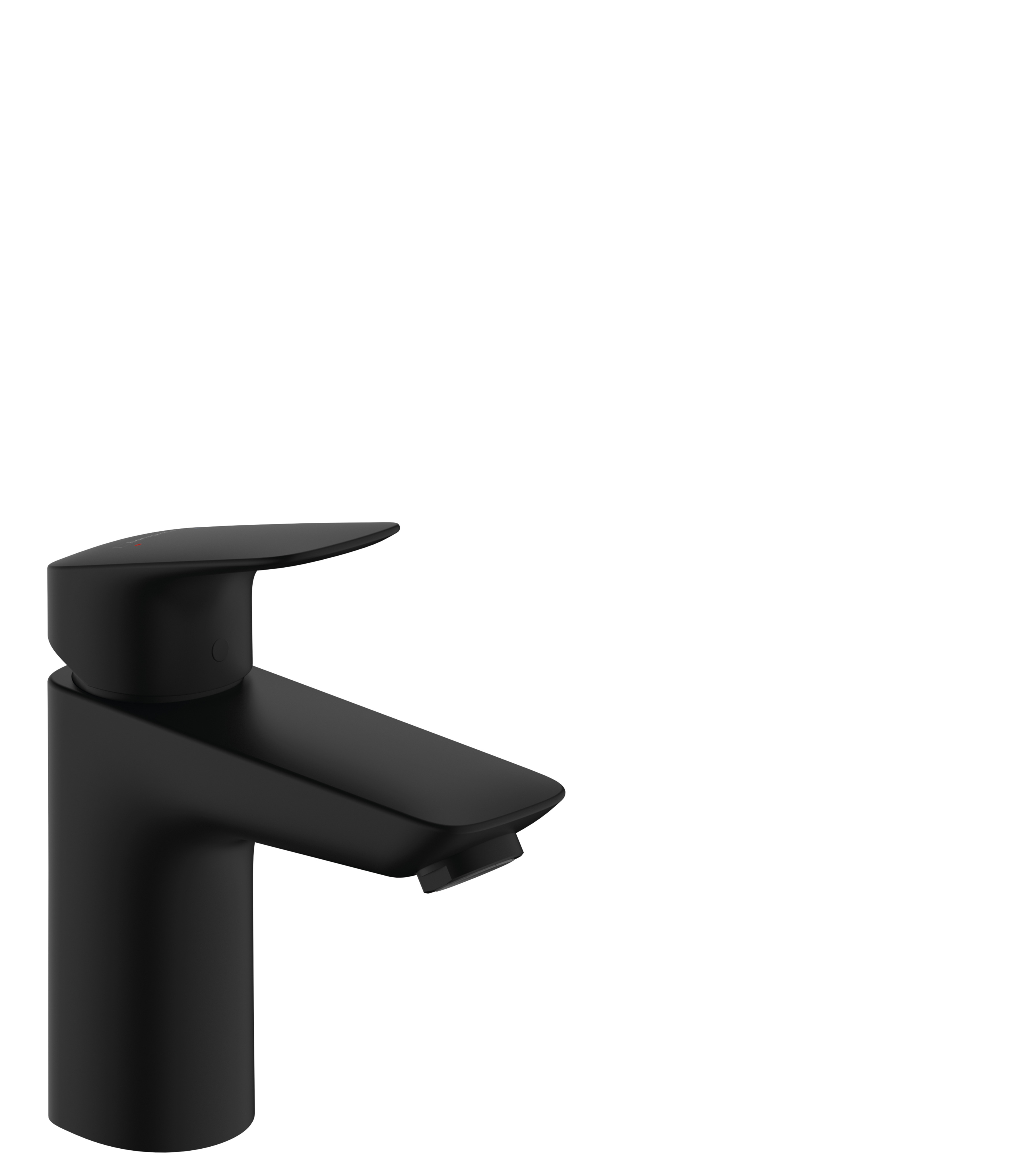 Hansgrohe Logis ééngreeps wastafelmengkraan 100 zonder afvoer, mat zwart