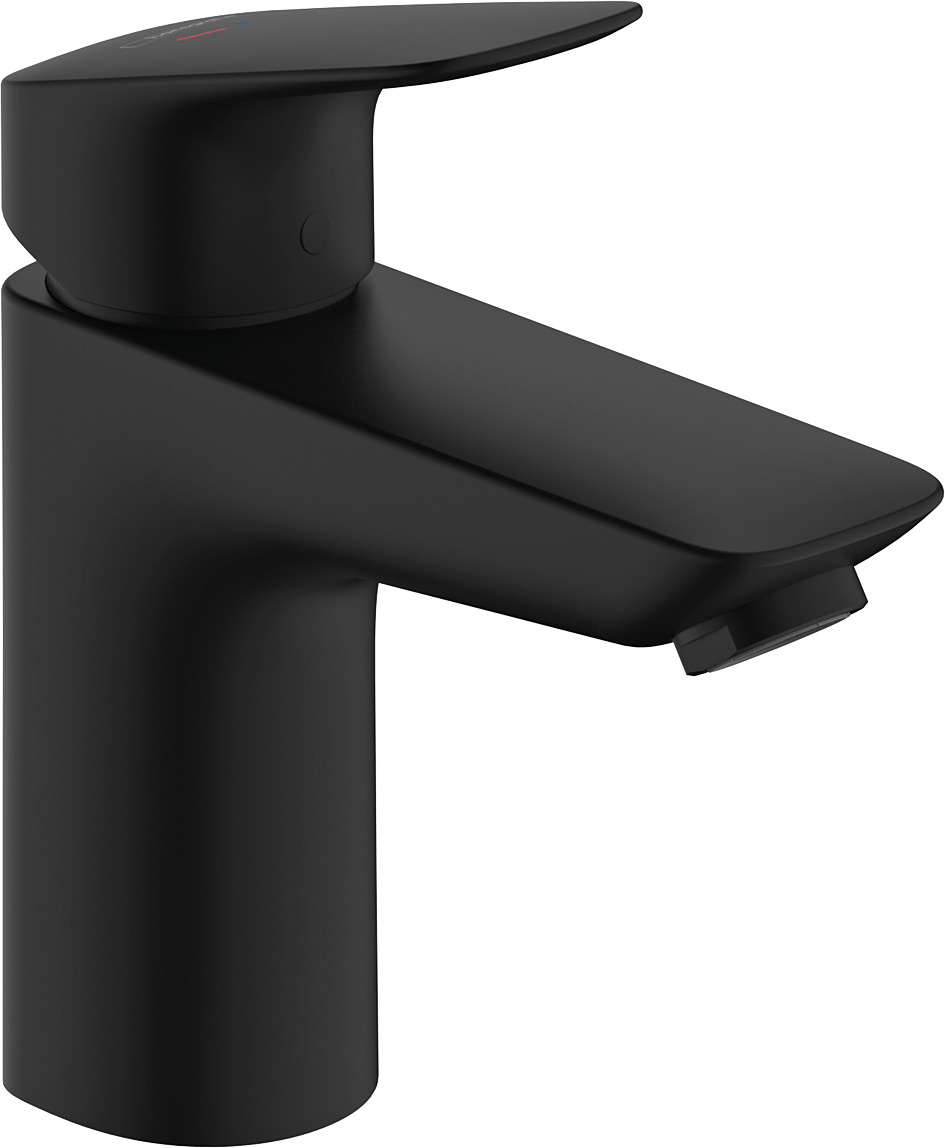 Hansgrohe Logis ééngreeps wastafelmengkraan 100 CoolStart zonder afvoer, mat zwart