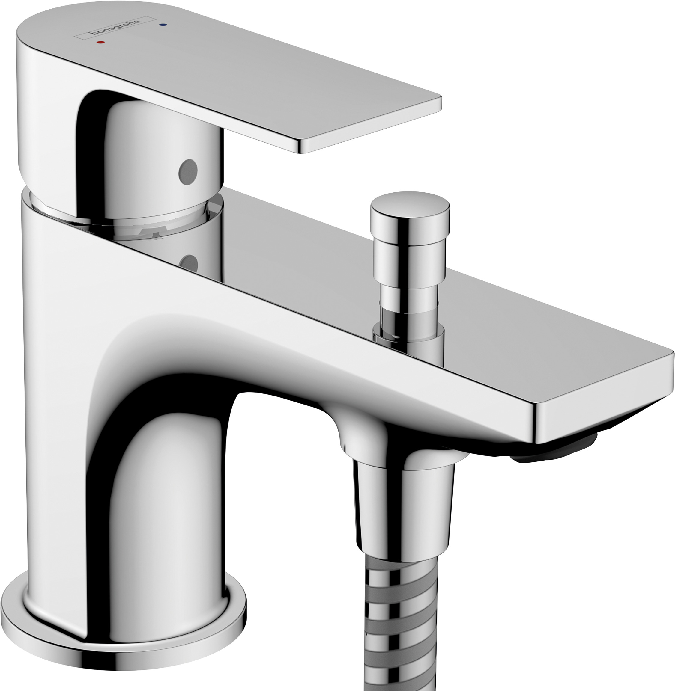 Hansgrohe Rebris E ééngreeps bad- en douchemengkraan Monotrou met 2 doorstroomhoeveelheden, chroom