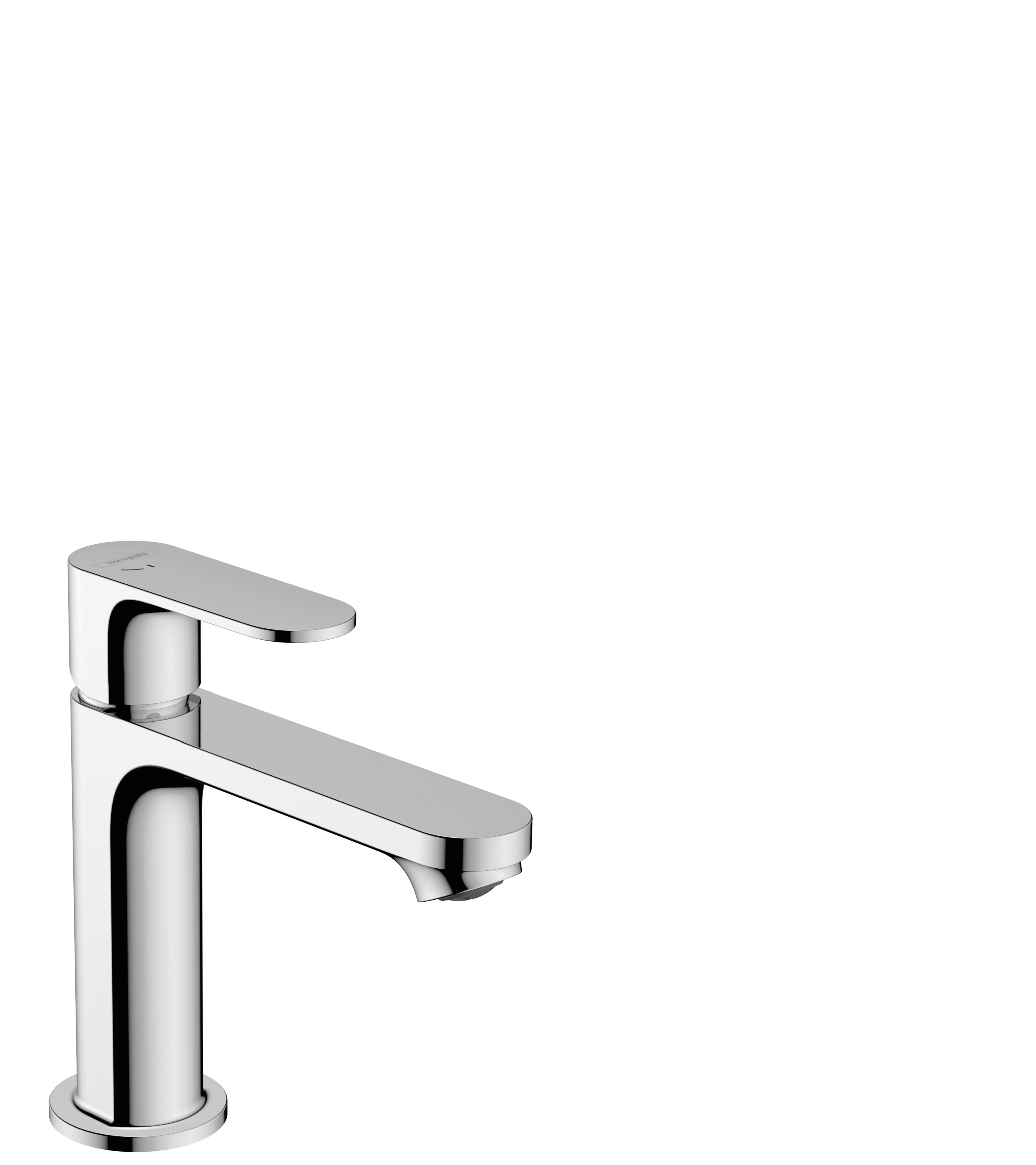 Hansgrohe Rebris S ééngreeps wastafelmengkraan 110 CoolStart met PopUp trekwaste metaal, chroom