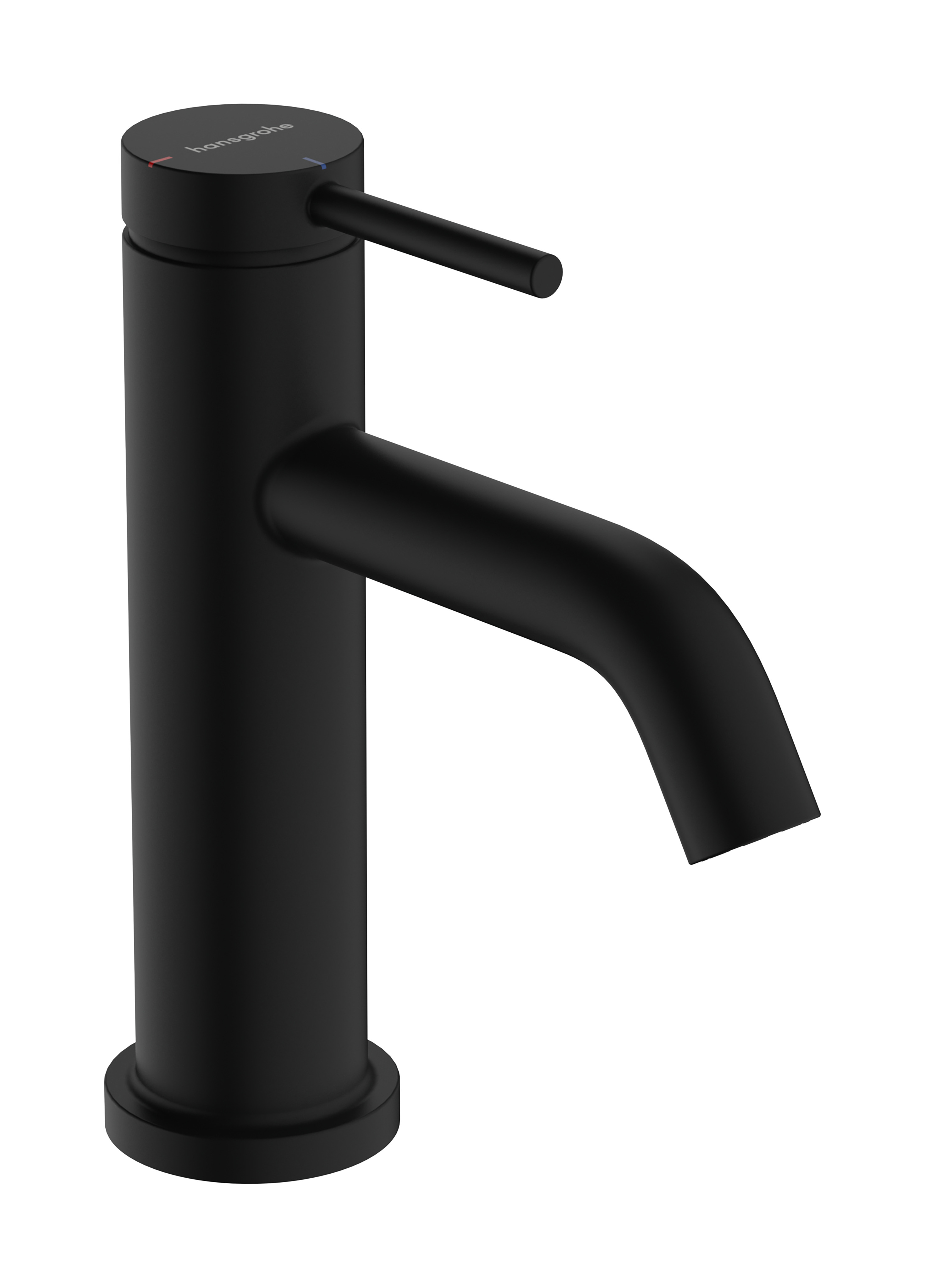 Hansgrohe Tecturis S ééngreeps wastafelkraan 80 CoolStart zonder waste, mat zwart