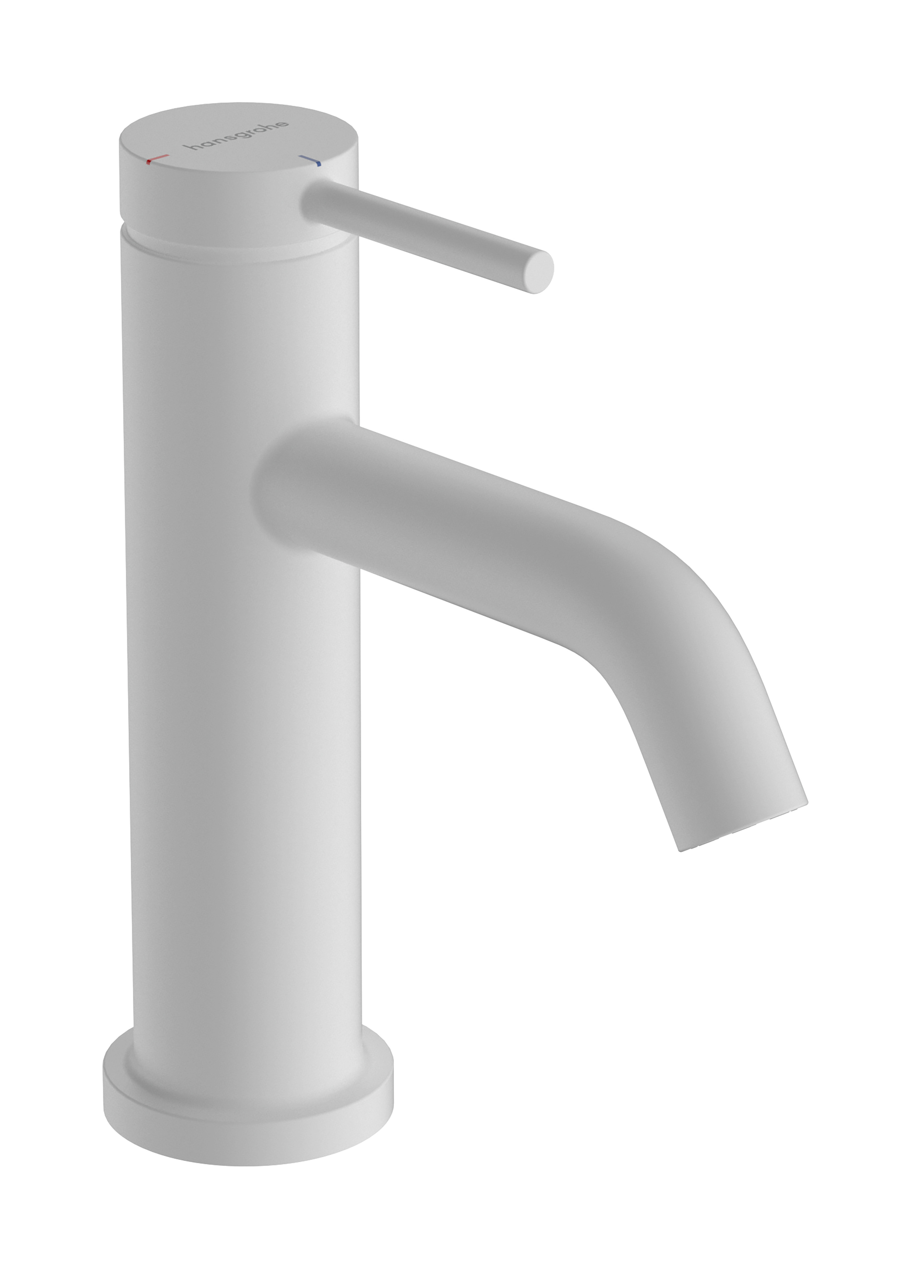 Hansgrohe Tecturis S ééngreeps wastafelkraan 80 CoolStart zonder waste, mat wit