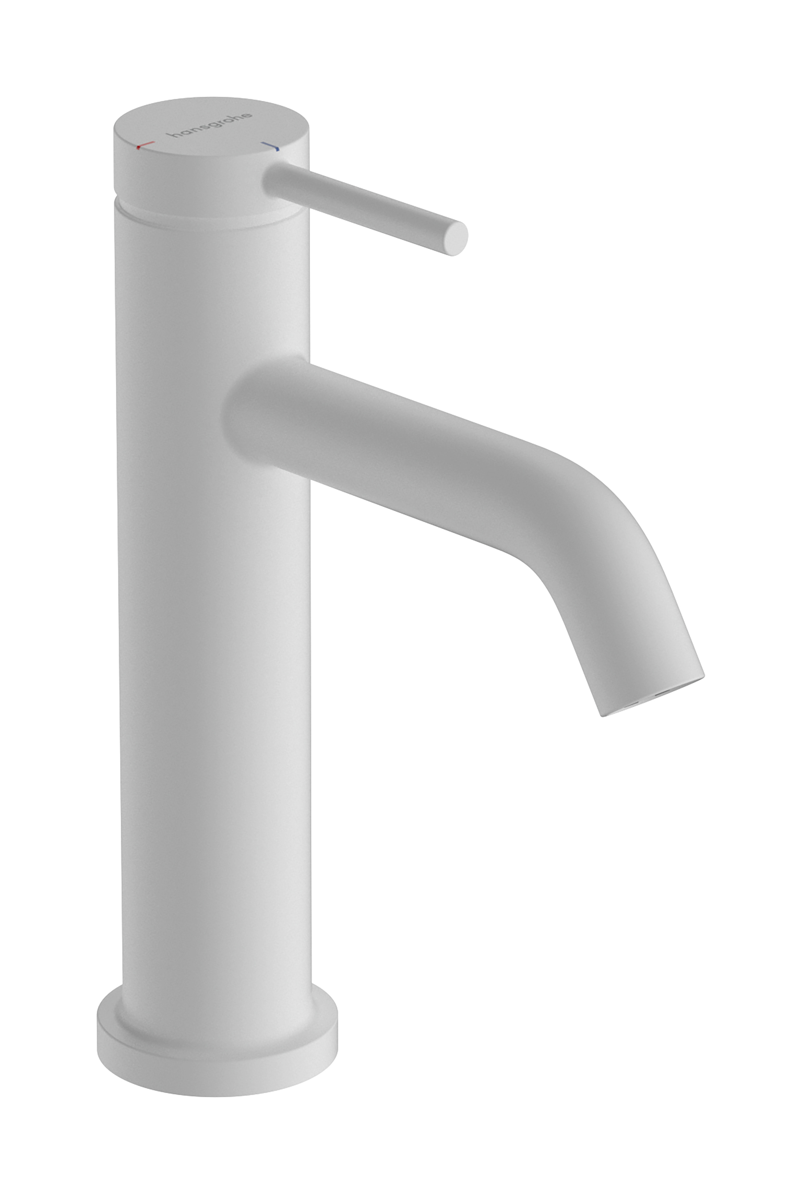 Hansgrohe Tecturis S ééngreeps wastafelkraan 110 CoolStart zonder waste, mat wit