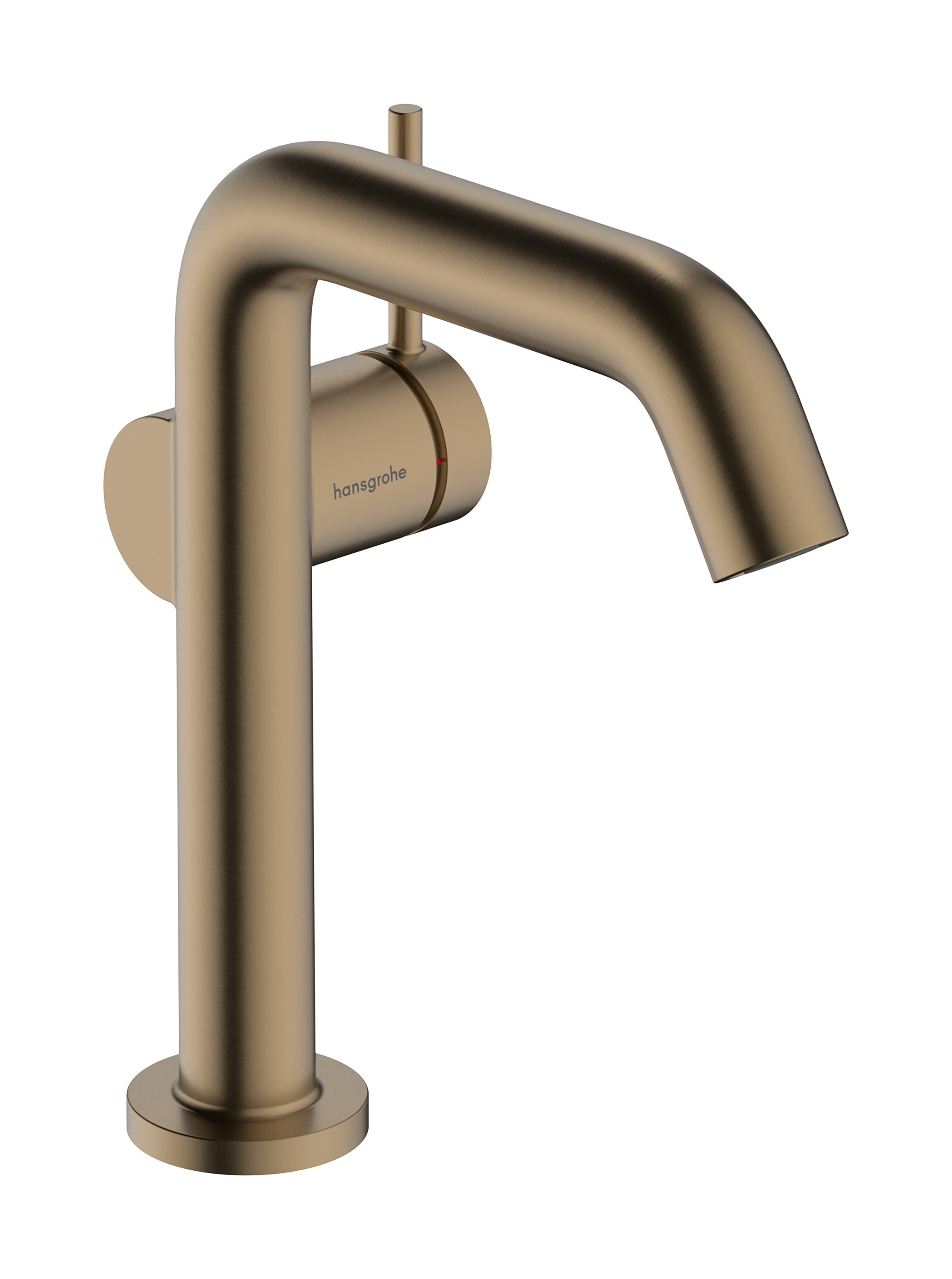 Hansgrohe Tecturis S 150 Fine CoolStart ééngreeps wastafelmengkraan met PushOpen, Brushed Bronze