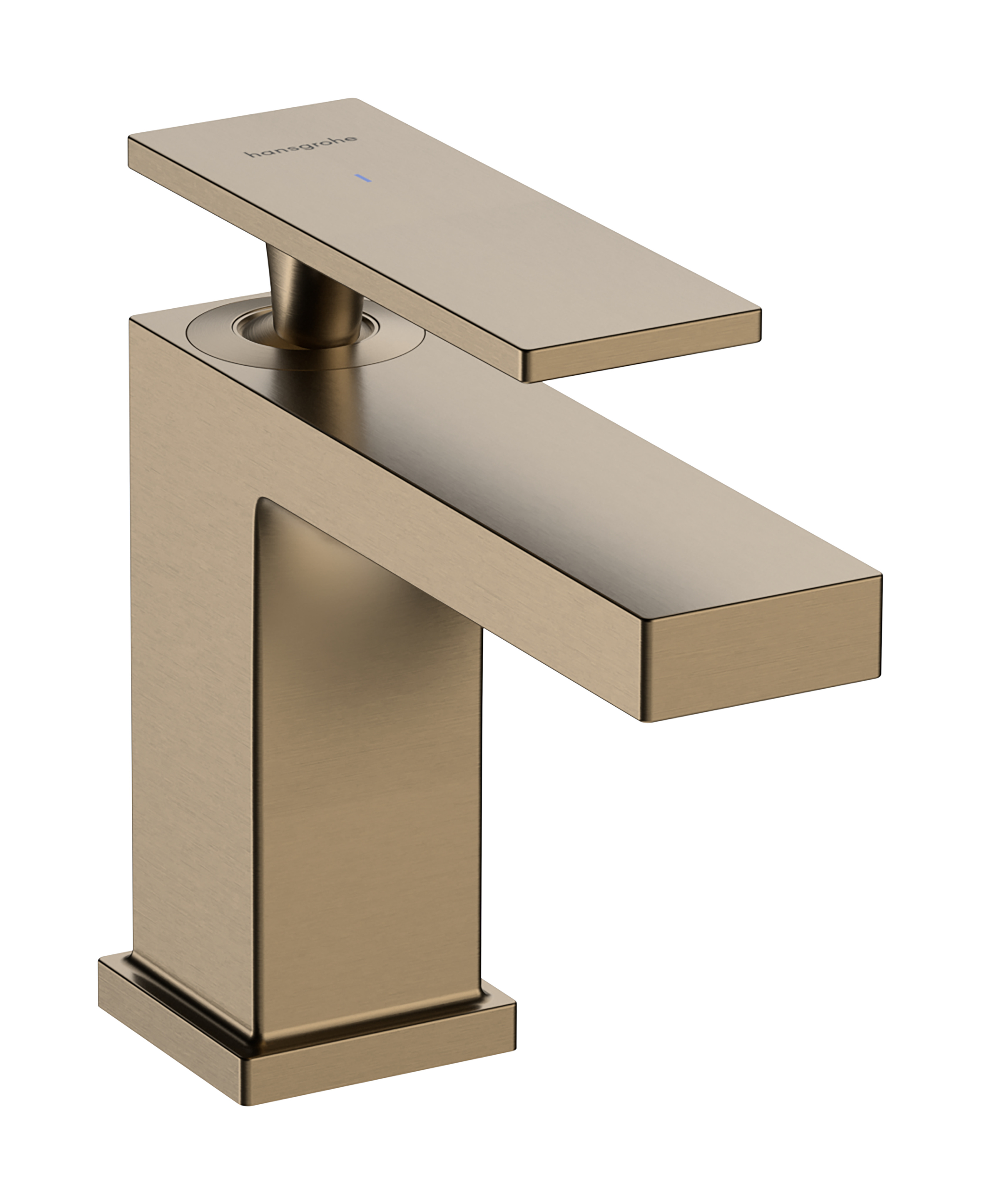 Hansgrohe Tecturis E fonteinkraan 80 met rechte greep voor koud water of vooraf ingestelde watertemperatuur zonder waste, Brushed Bronze