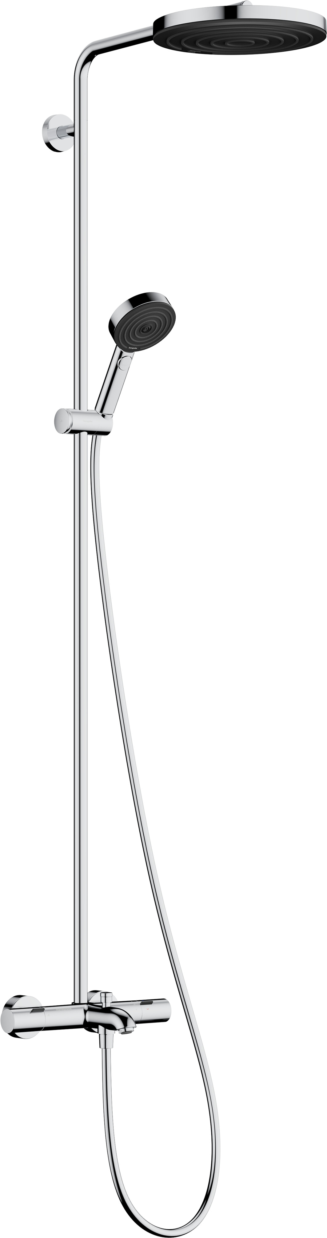 Hansgrohe Pulsify S Puro Showerpipe 260 1jet EcoSmart met badthermostaat en handdouche 3jet, chroom