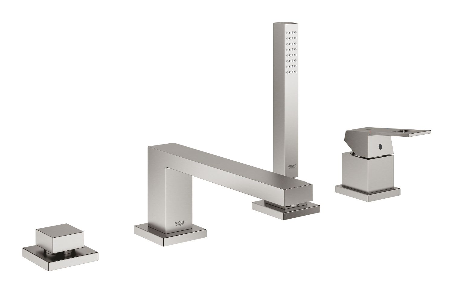 Grohe Badcombinatie  Eurocube Viergats Supersteel