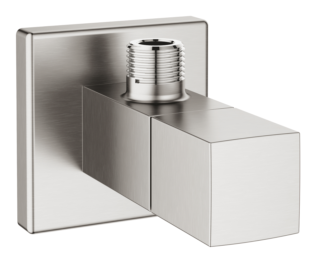 Grohe Hoekstopkraan  Eurocube Supersteel