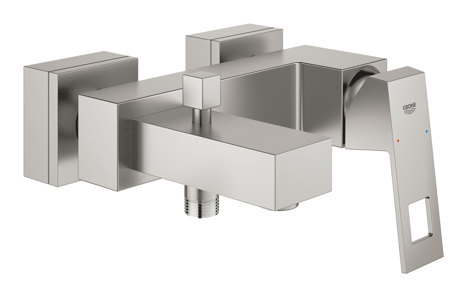 Grohe Badmengkraan  Eurocube Supersteel