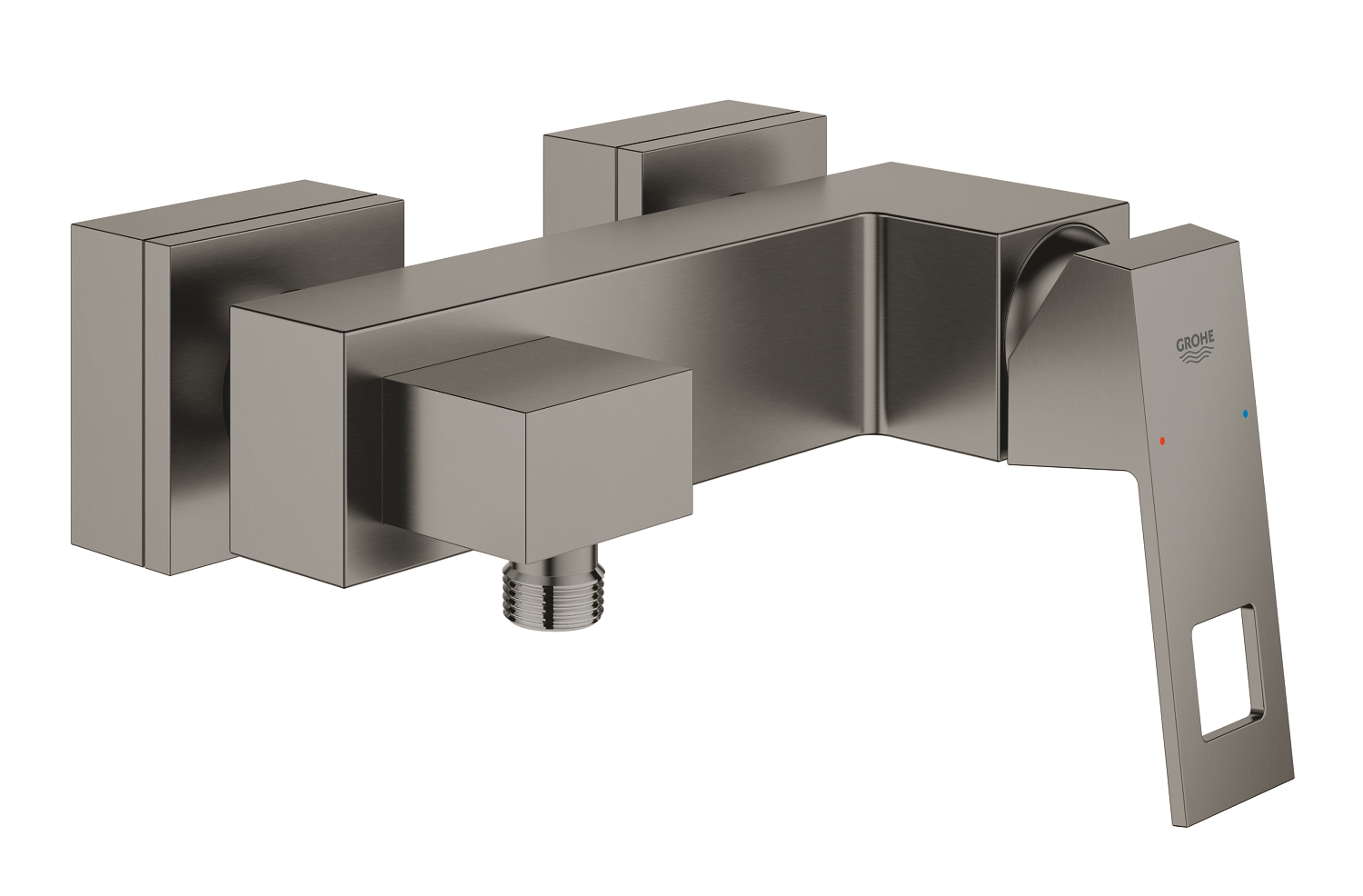 Grohe Douchemengkraan  Eurocube Hard Graphite Geborsteld
