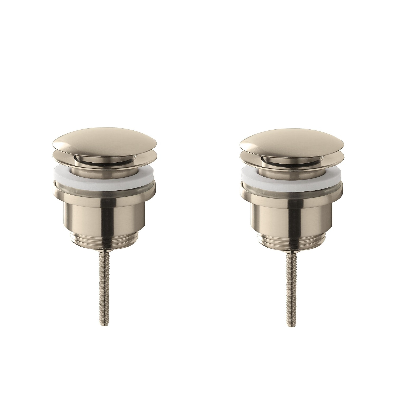 Wiesbaden 2x Clickwaste RVS look 5/4 laag model