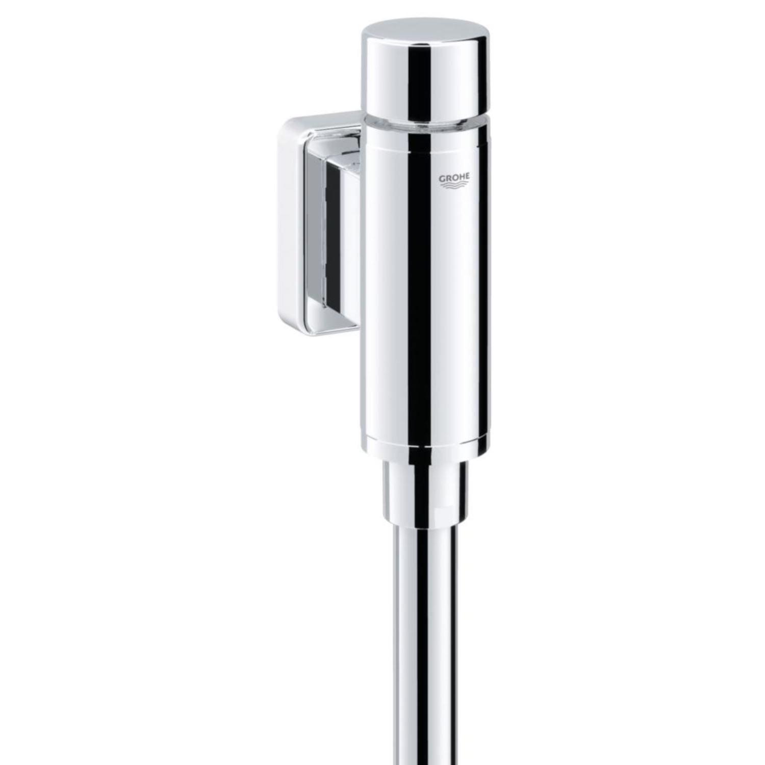 Urinoir Spoeler Grohe Rondo 1/2 Zonder stopkraan met Spoelpijp en Verbinder Chroom