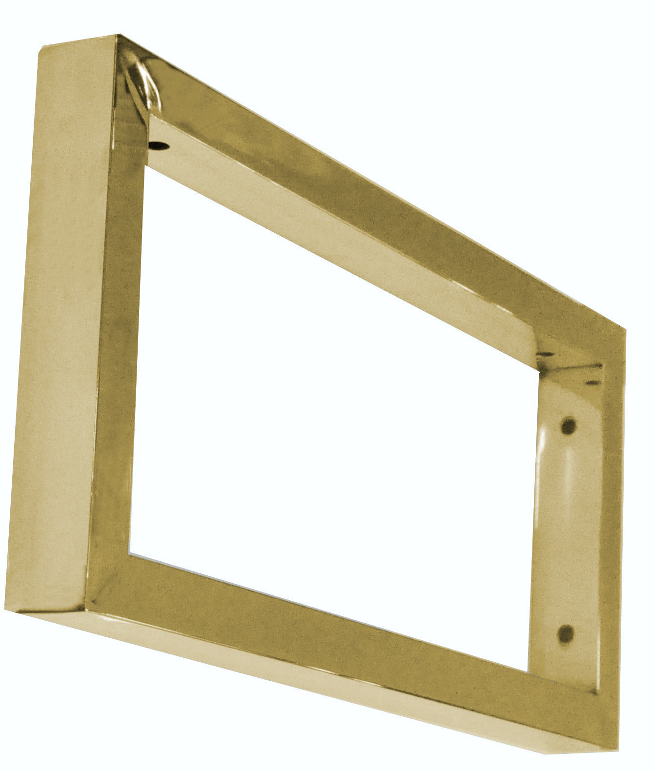 Ophangbeugel Boss & Wessing tbv wastafelblad 46x22 cm (Prijs per stuk) RVS Goud