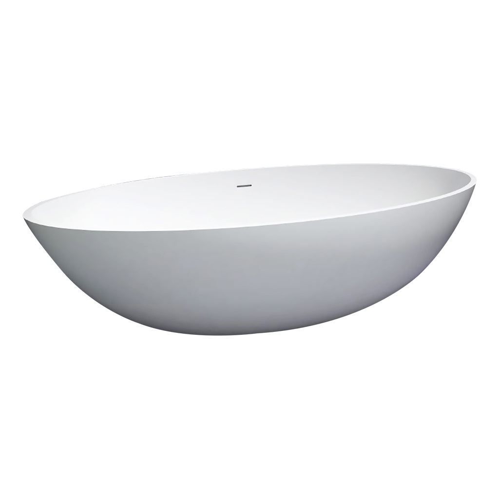 Vrijstaand bad Best Design Solid New-Stone 180x85x52cm