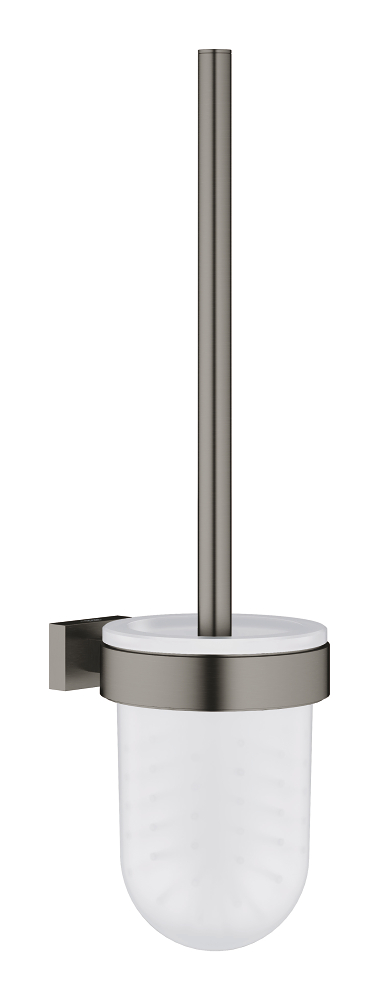 Grohe Toiletborstelset  Essentials Cube Hard Graphite Geborsteld
