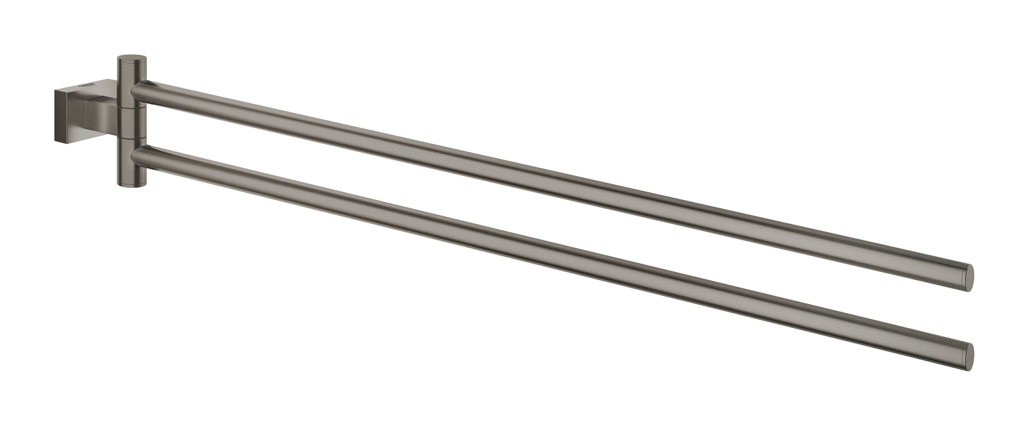 Grohe Handdoekhouder  Essentials Cube Hard Graphite Geborsteld