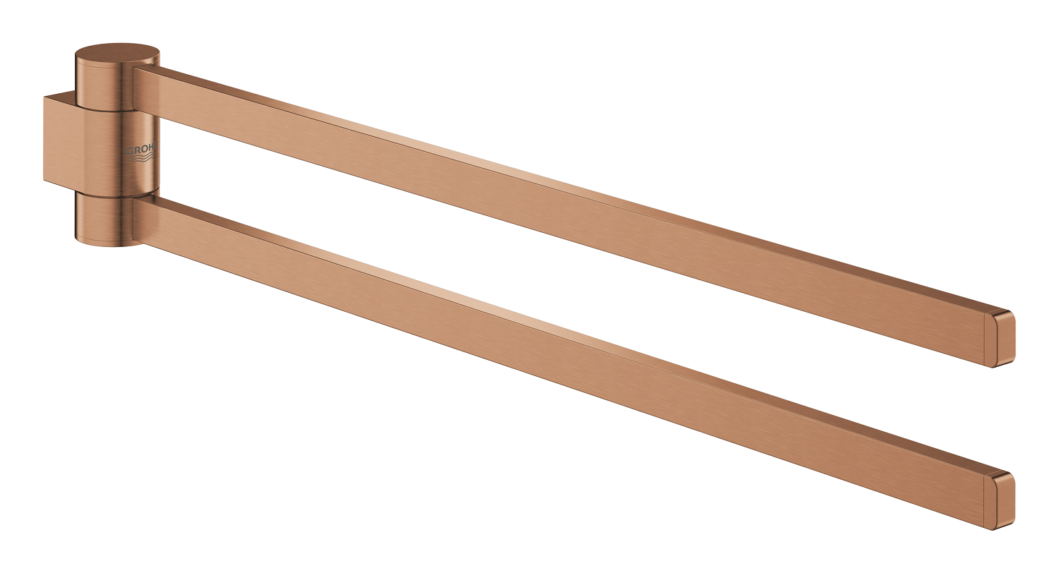 Grohe Handdoekhouder  Selection Dubbel Draaibaar Warm Sunset Geborsteld