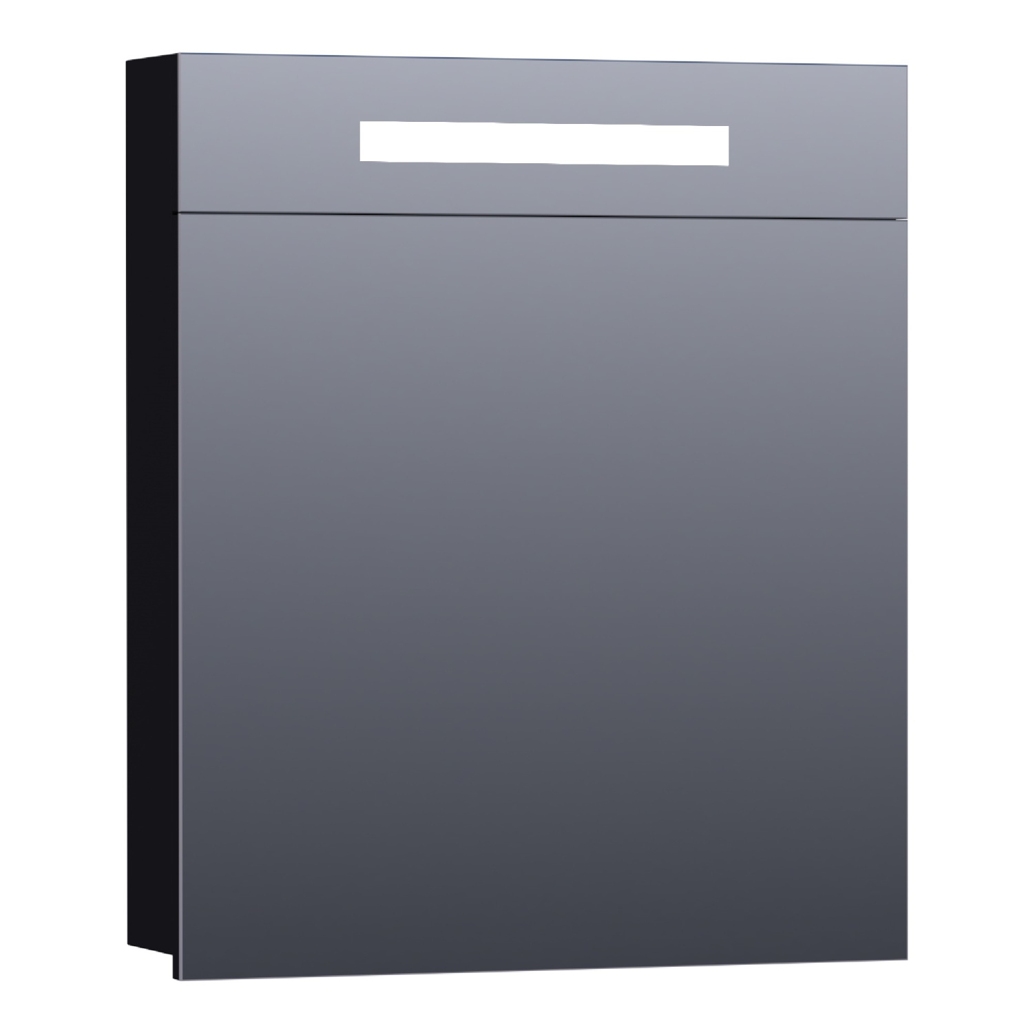 Spiegelkast 2.0 Exclusive Line 60cm Linksdraaiend Mat Zwart