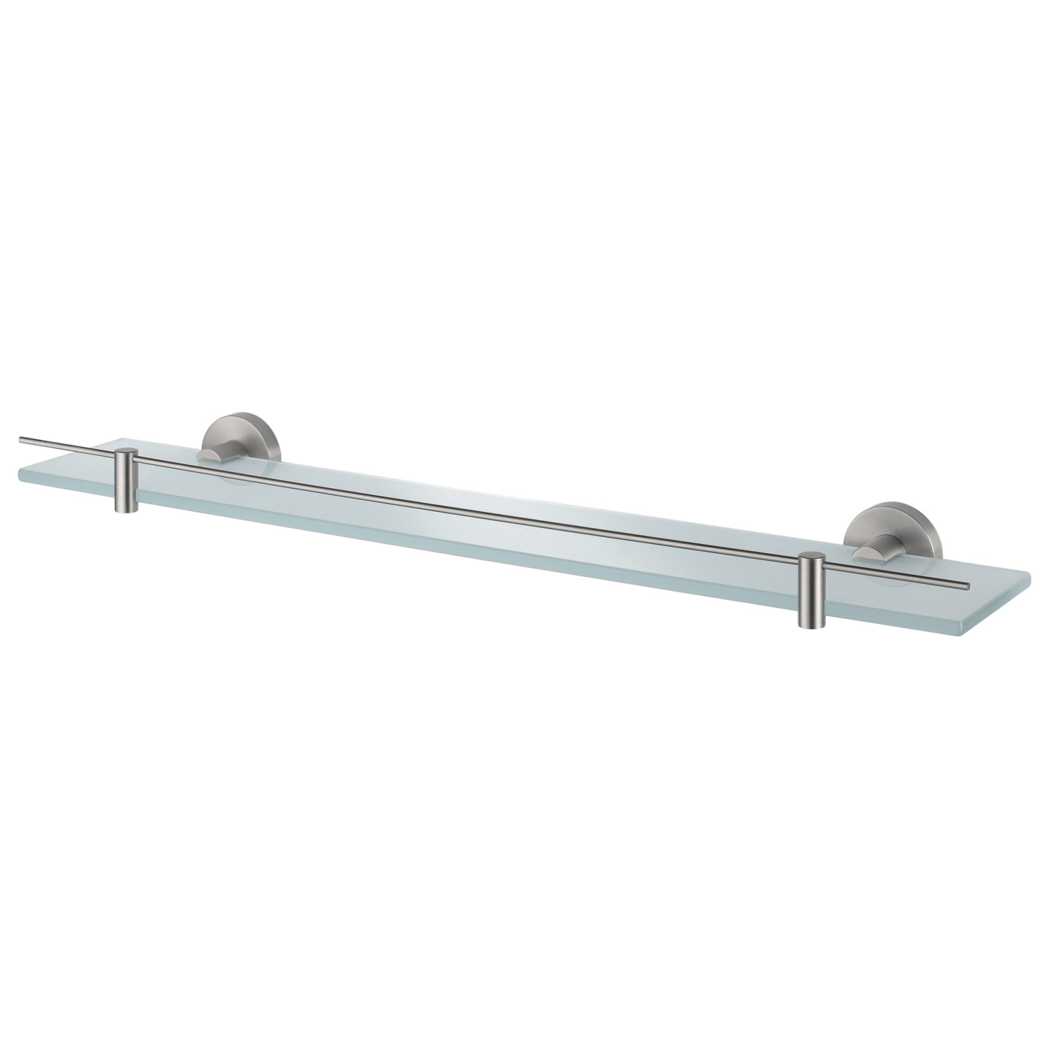 Hoekplanchet Flaconhouder Haceka Kosmos Tec 62x10 cm Mat Chroom
