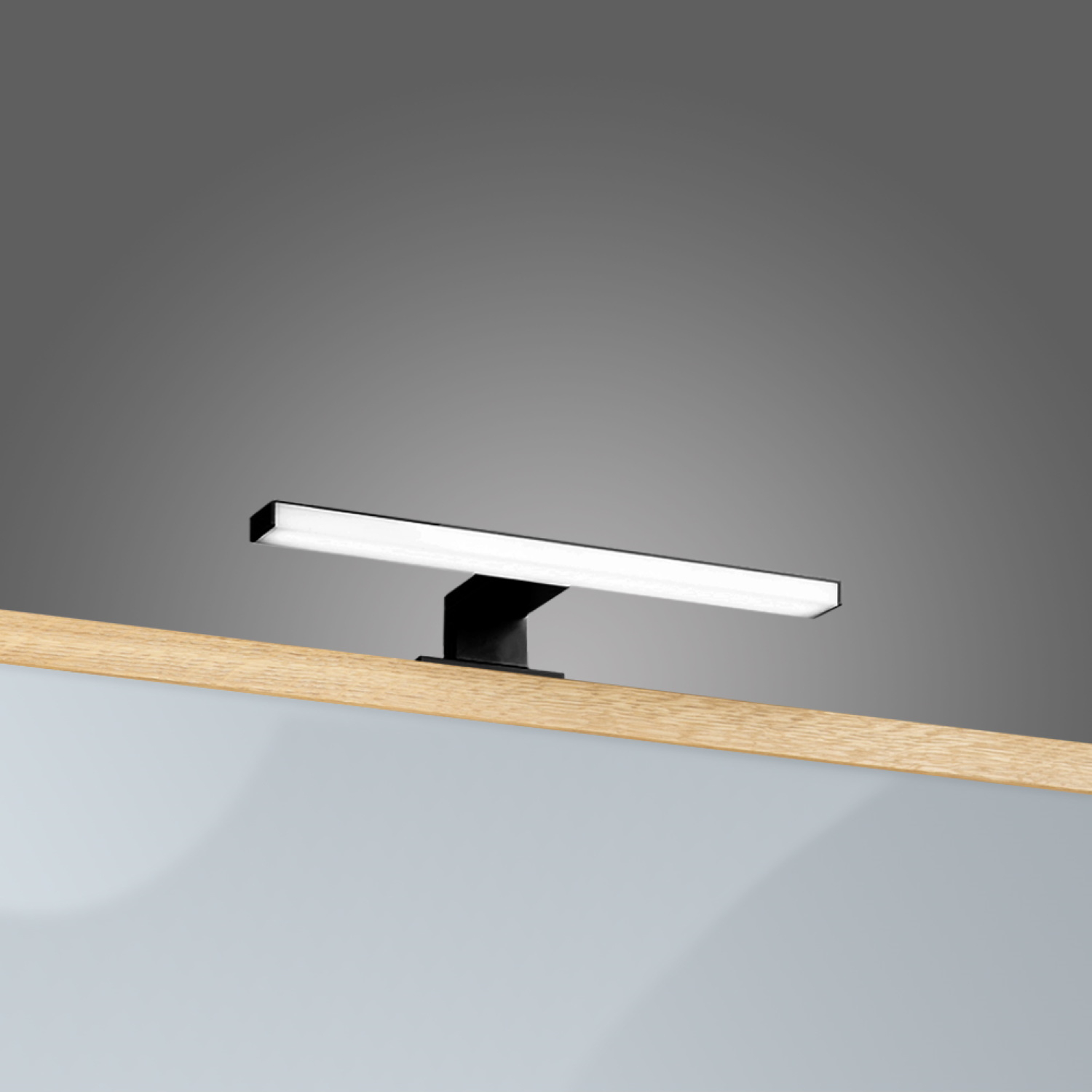 Sanitop Opbouwverlichting LED Mat Zwart 30