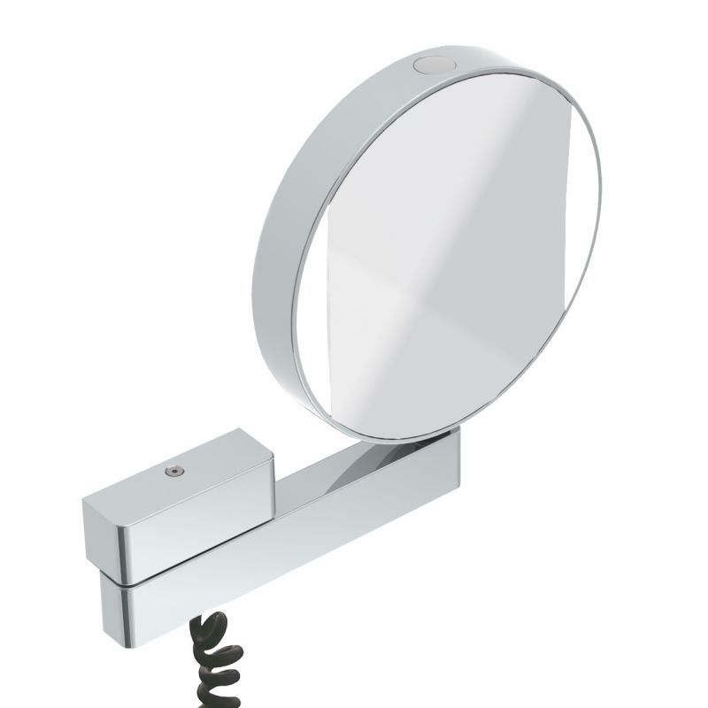 Emco 2-armige Scheerspiegel Led X3/7 M/snoer En Stekker Chroom
