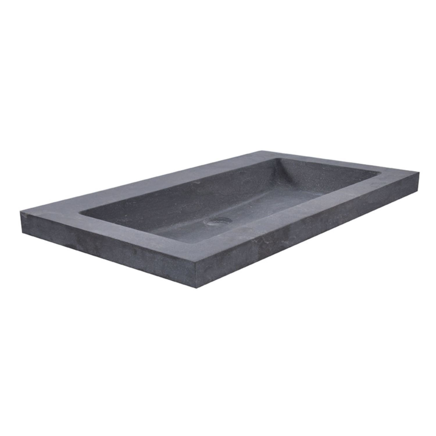 Wastafel Hardsteen Wiesbaden 60x46x5 cm (0 kraangaten)