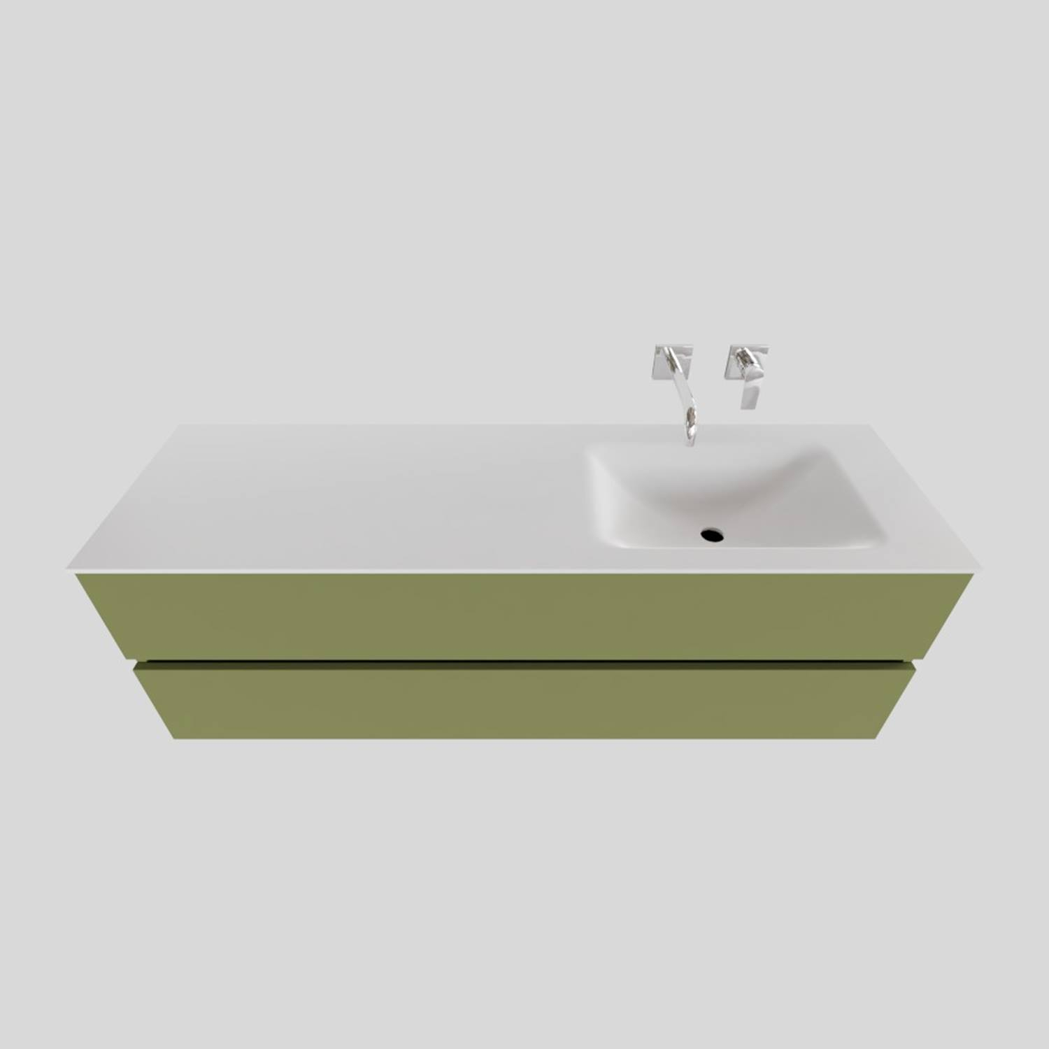 Boss Wessing Badkamermeubel Solid Surface Bws Oslo 150X46 Cm Rechts Mat Groen Zonder Kraangaten boss wessing kopen in de aanbieding Boss Wessing Badkamermeubel Solid Surface Bws Oslo 150X46 Cm Rechts Mat Groen Zonder Kraangaten boss wessing kopen in de aanbieding
