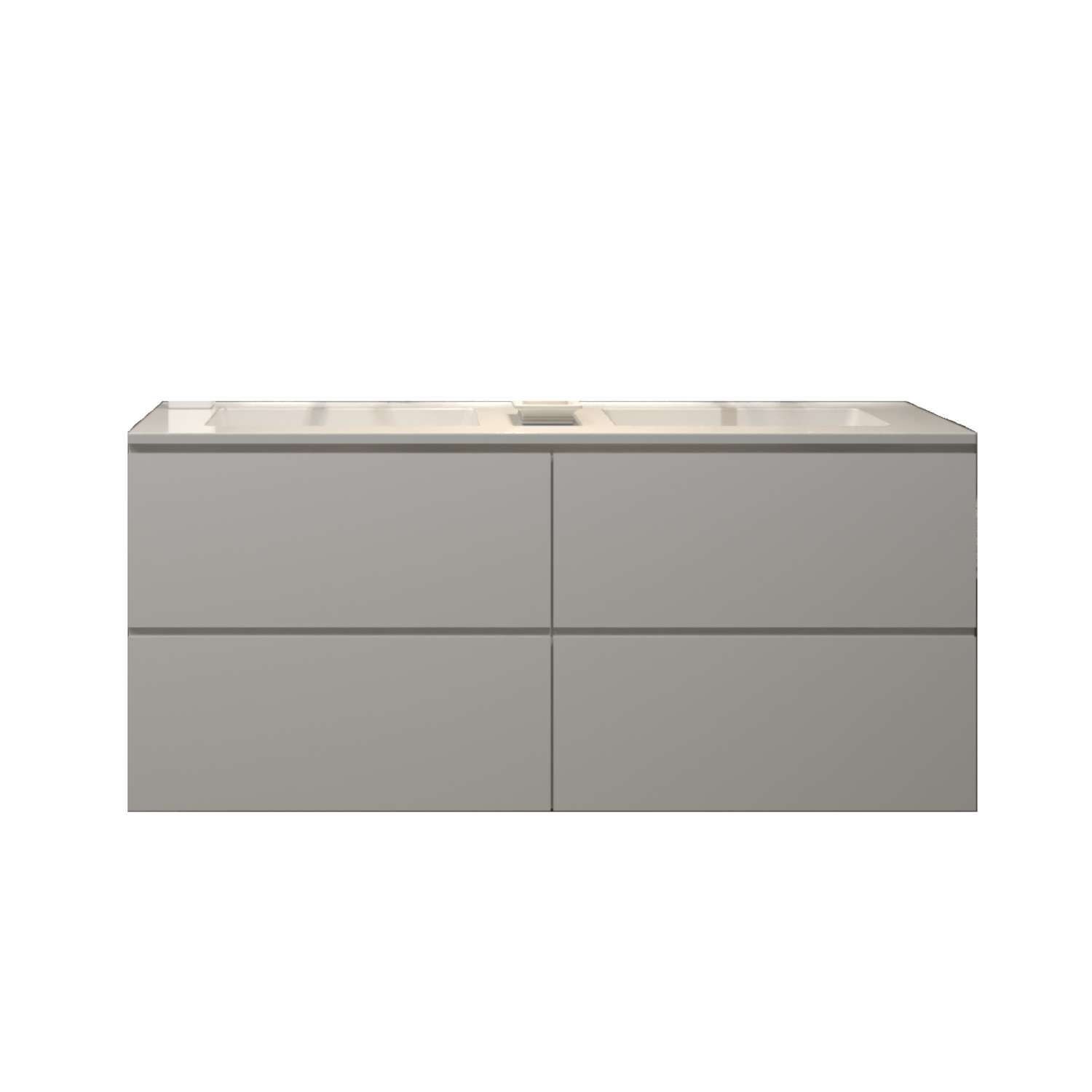 Badkamermeubelset Gliss Hermes 120 cm Mat Wit