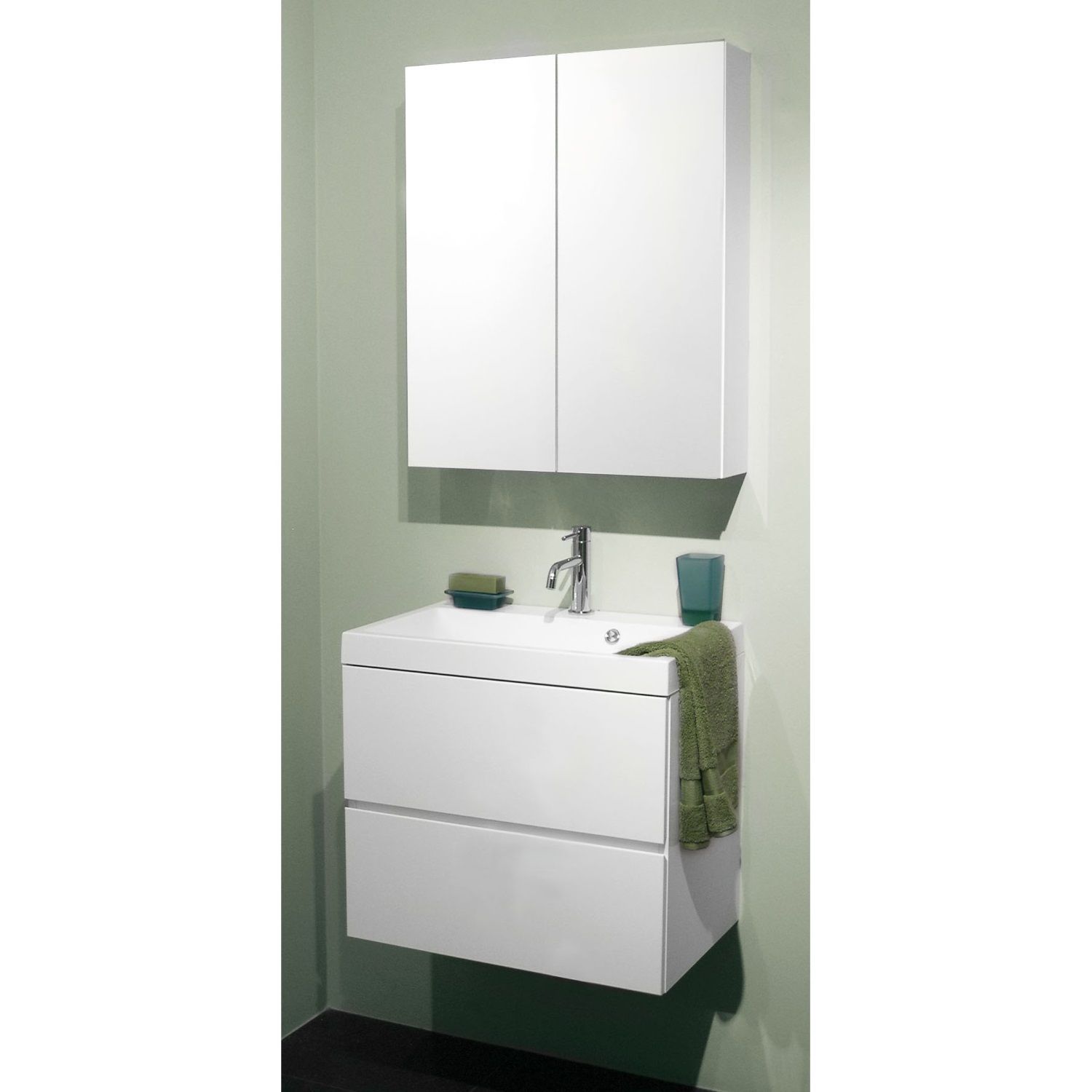 Badkamermeubelset Go By Van Marcke Roxanne 60Cm Met Spiegelkast Hoogglans Wit go by van marcke kopen in de aanbieding Badkamermeubelset Go By Van Marcke Roxanne 60Cm Met Spiegelkast Hoogglans Wit go by van marcke kopen in de aanbieding