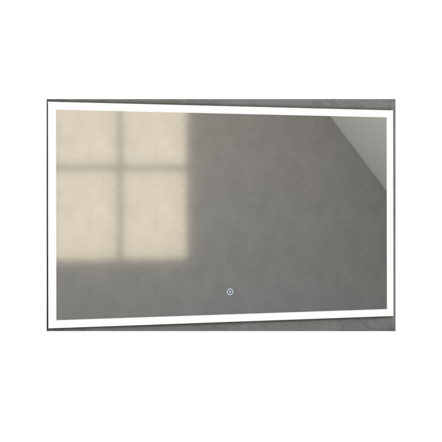 Badkamerspiegel met LED Verlichting Sanitop Edge 58x70x3 cm
