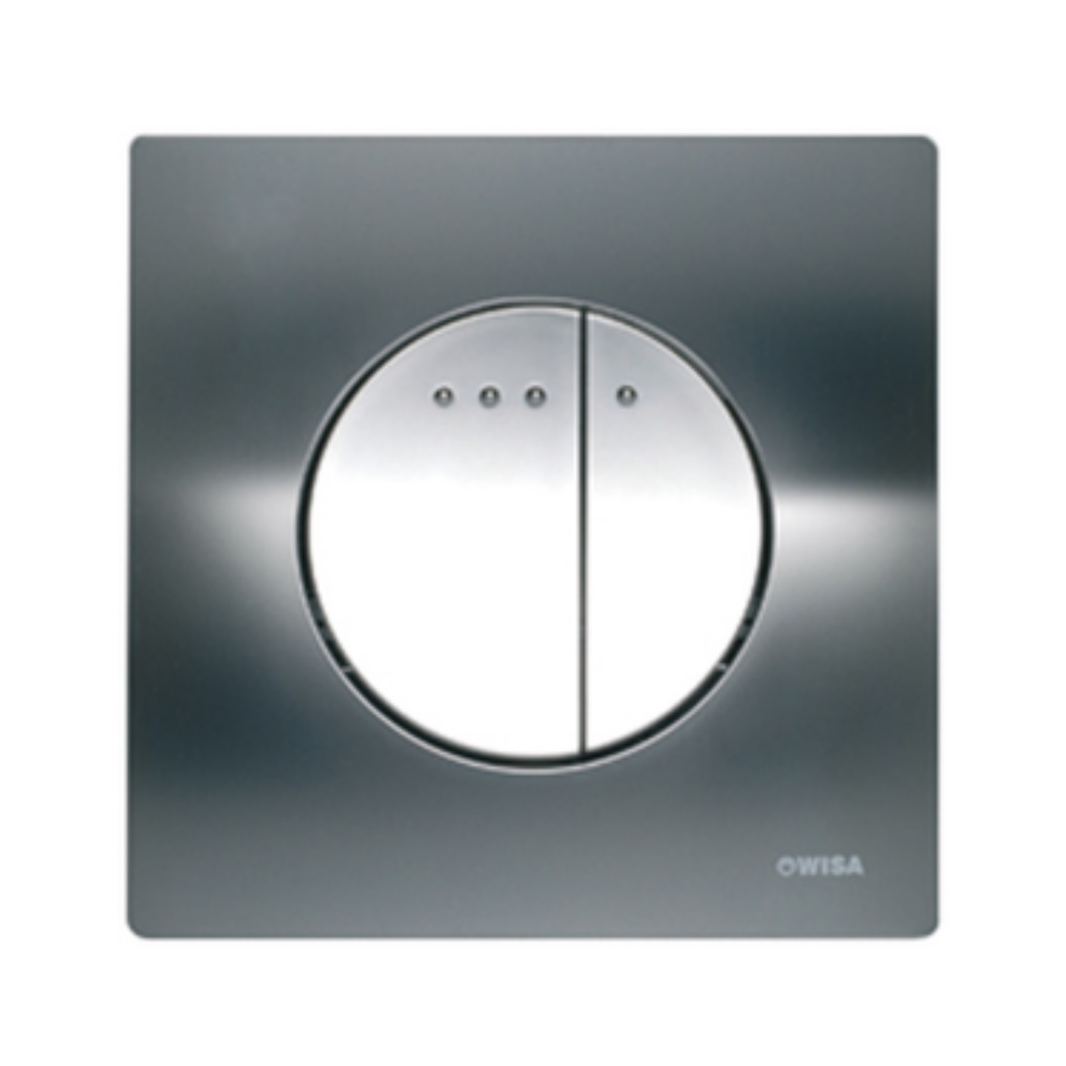 Bedieningsplaat Wisa 3100 Carré DF Frontbediend Chroom 8050417651 product afbeelding