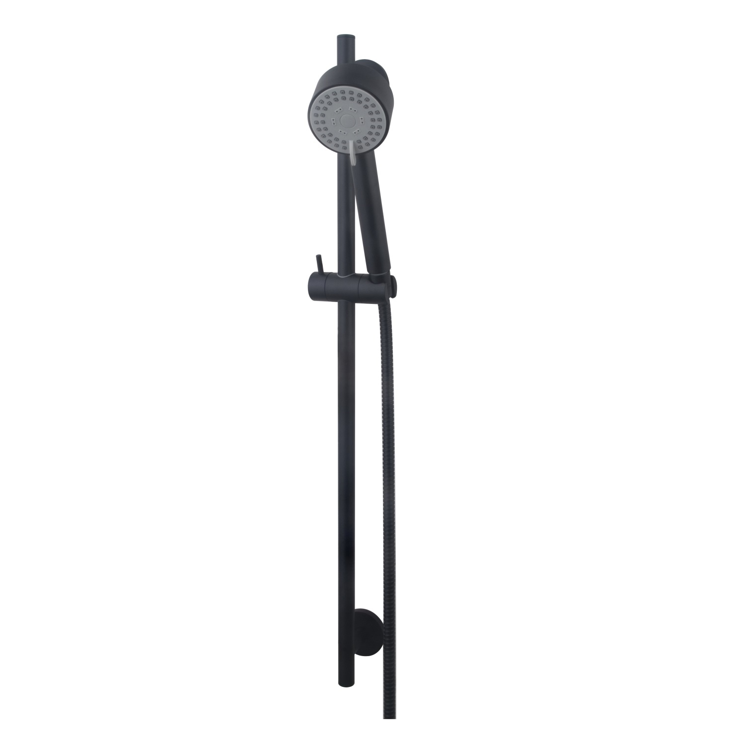 BWS Glijstangset Codos Luxe Compleet Met Handdouche En Doucheslang Mat Zwart product afbeelding