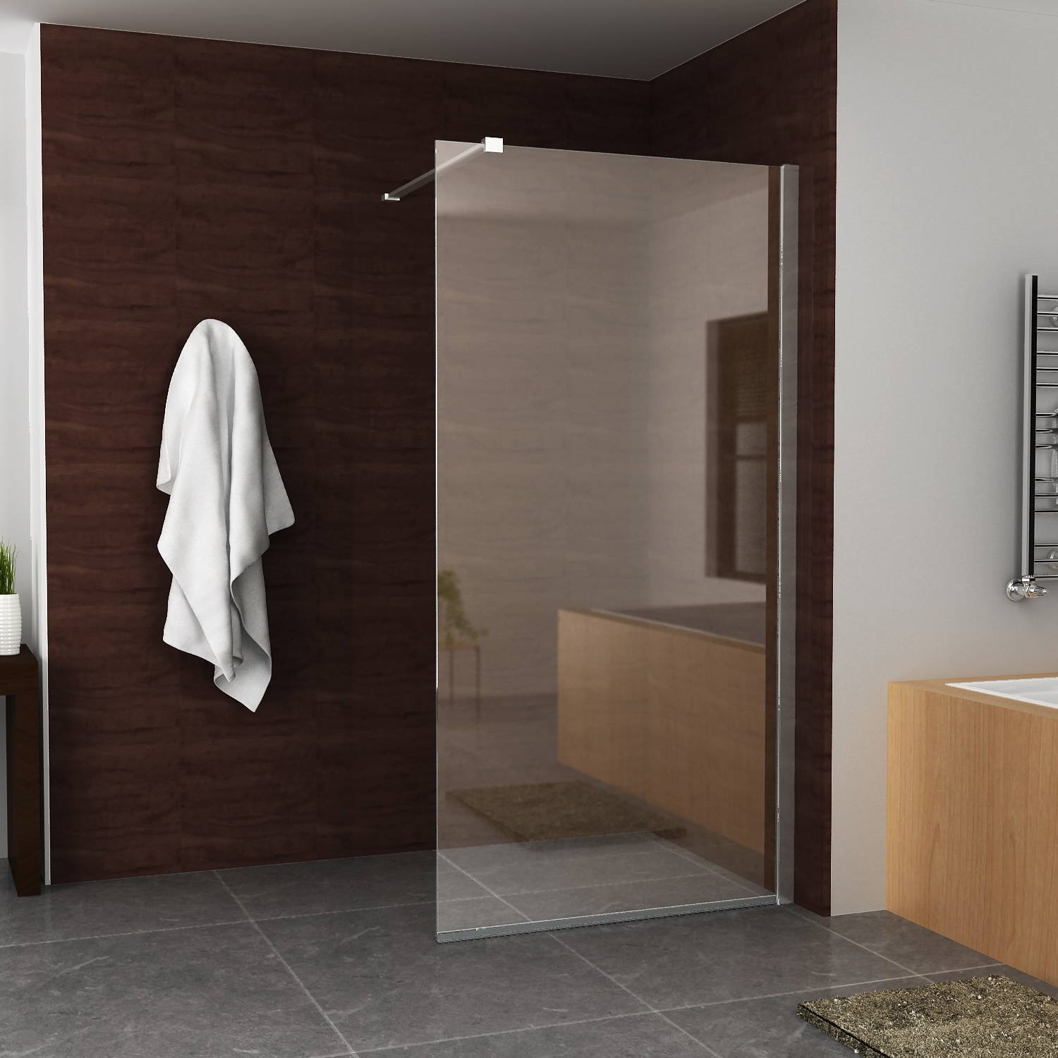 Boss & Wessing BWS Inloopdouche Pro Line Helderglas 75x200 8mm Nano Coating