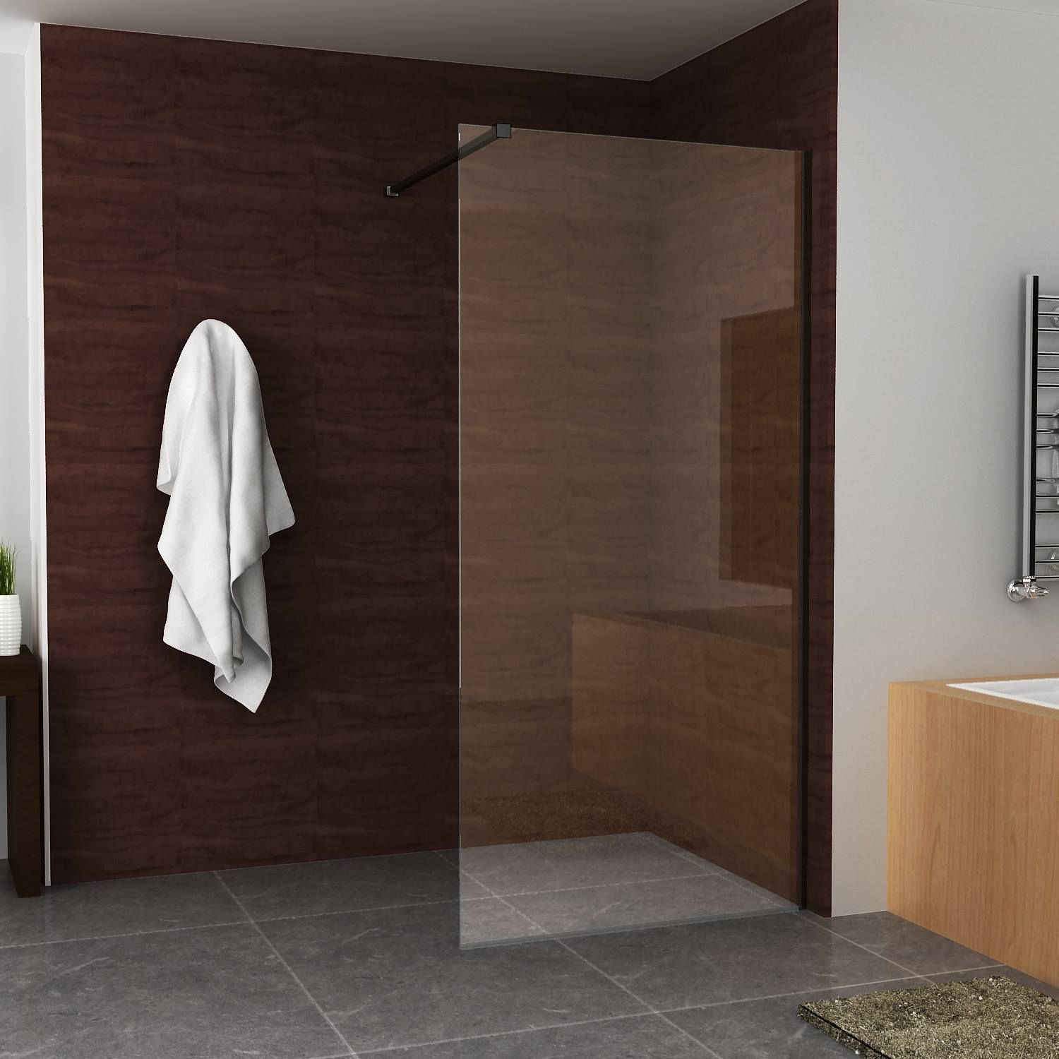 Boss & Wessing BWS Inloopdouche Pro Line Helderglas 60x200 8mm Nano Coating