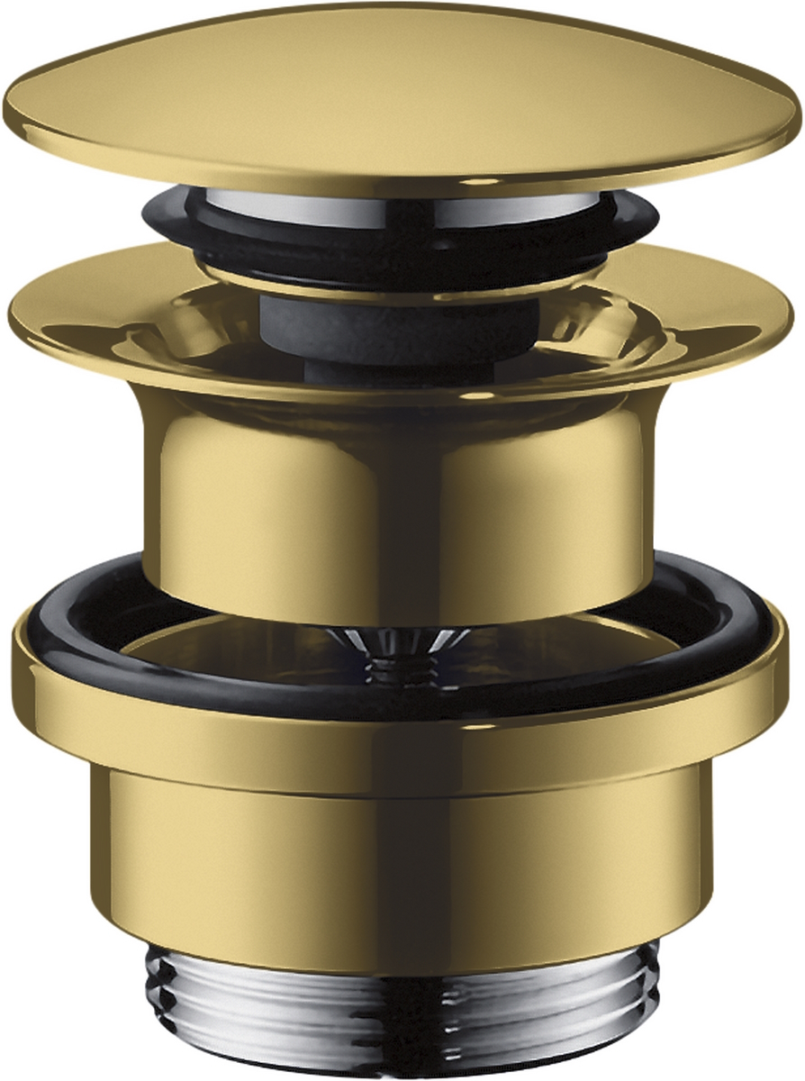 Hansgrohe Clickwaste  AXOR met Overloop in Gepolijst Goud OP=OP