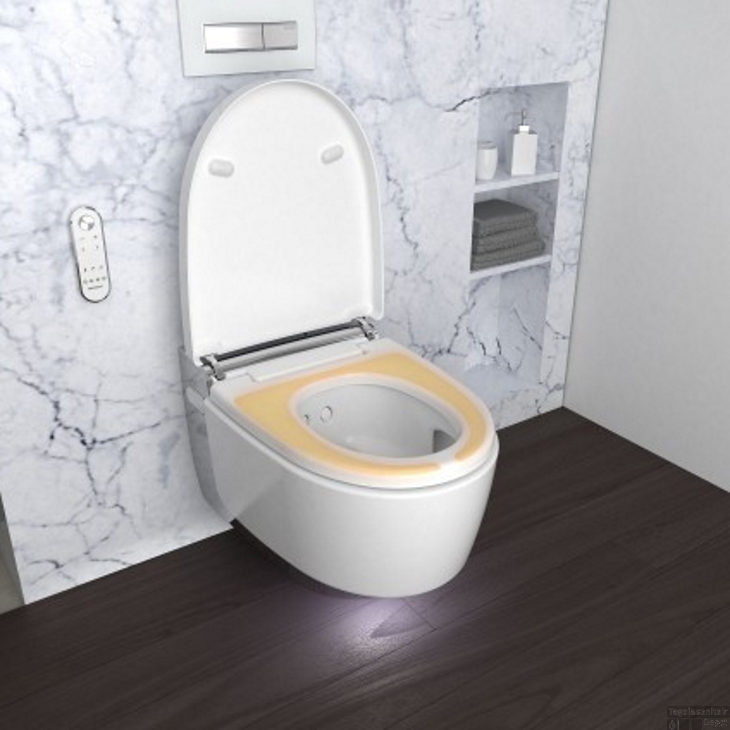 Douche WC Geberit AquaClean Tuma Comfort Compleet met Rimfree Wit