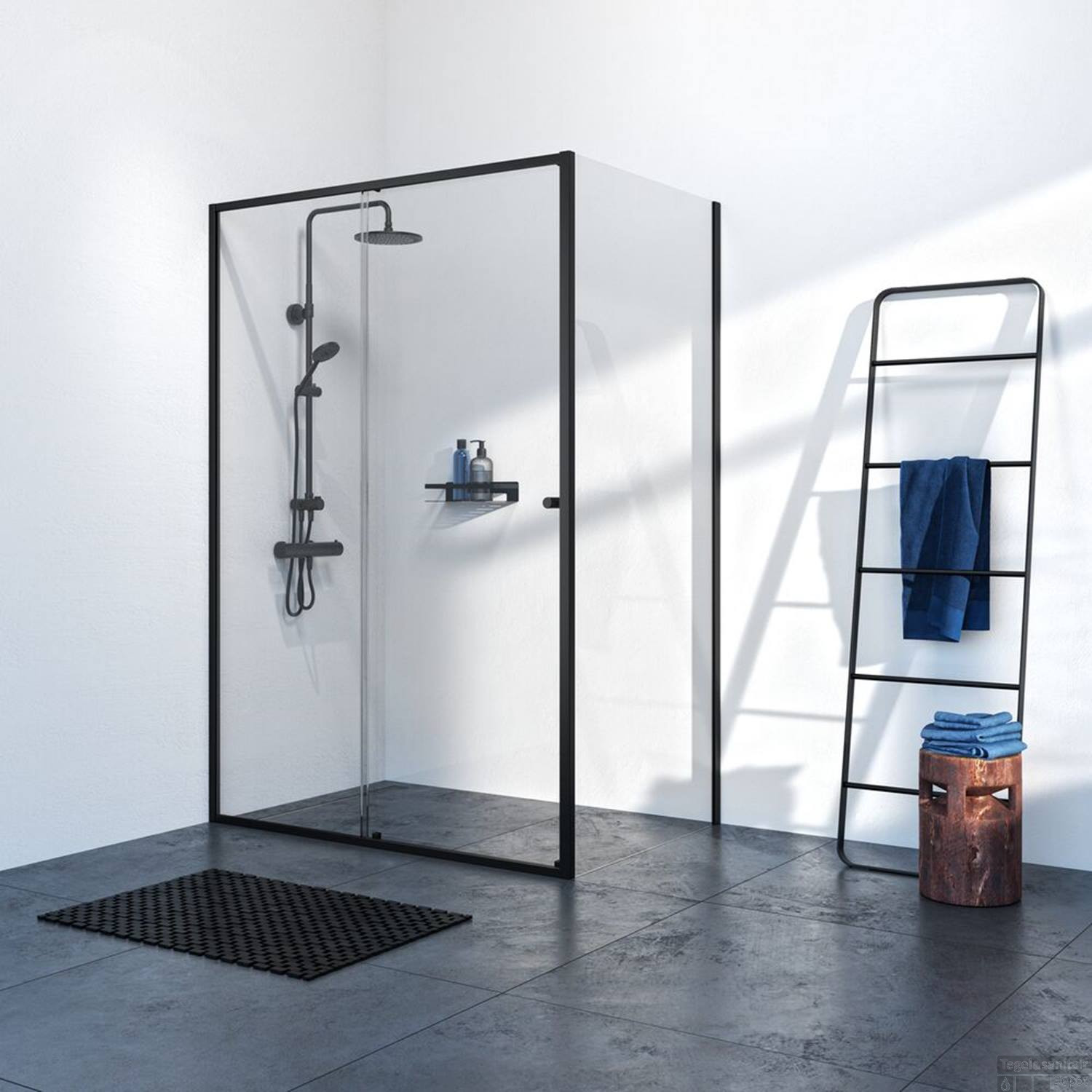 Sealskin Get Wet Contour Douchecabine met Schuifdeur 120x90 cm 6 mm