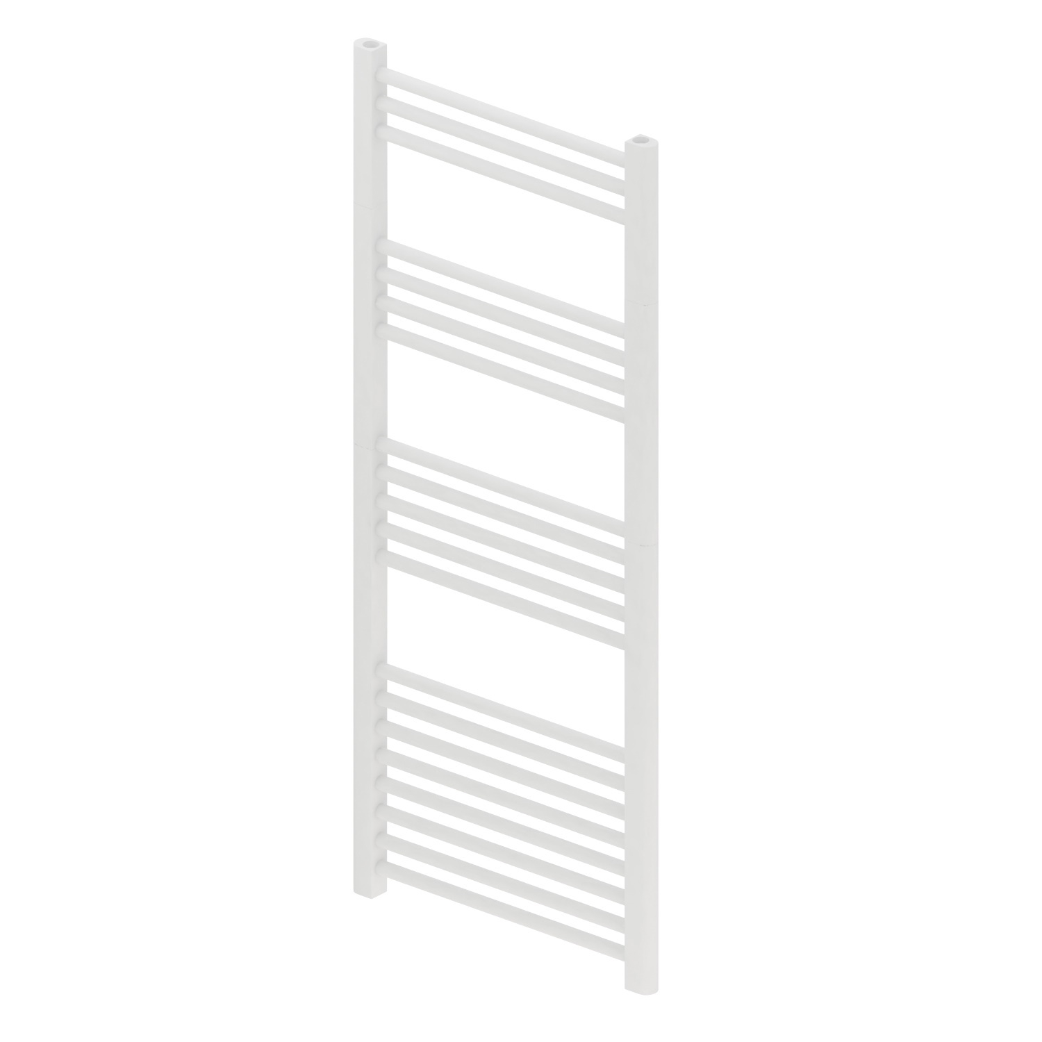 Designradiator BWS Vertico Multirail 120x50 cm Wit Zij-Onderaansluiting